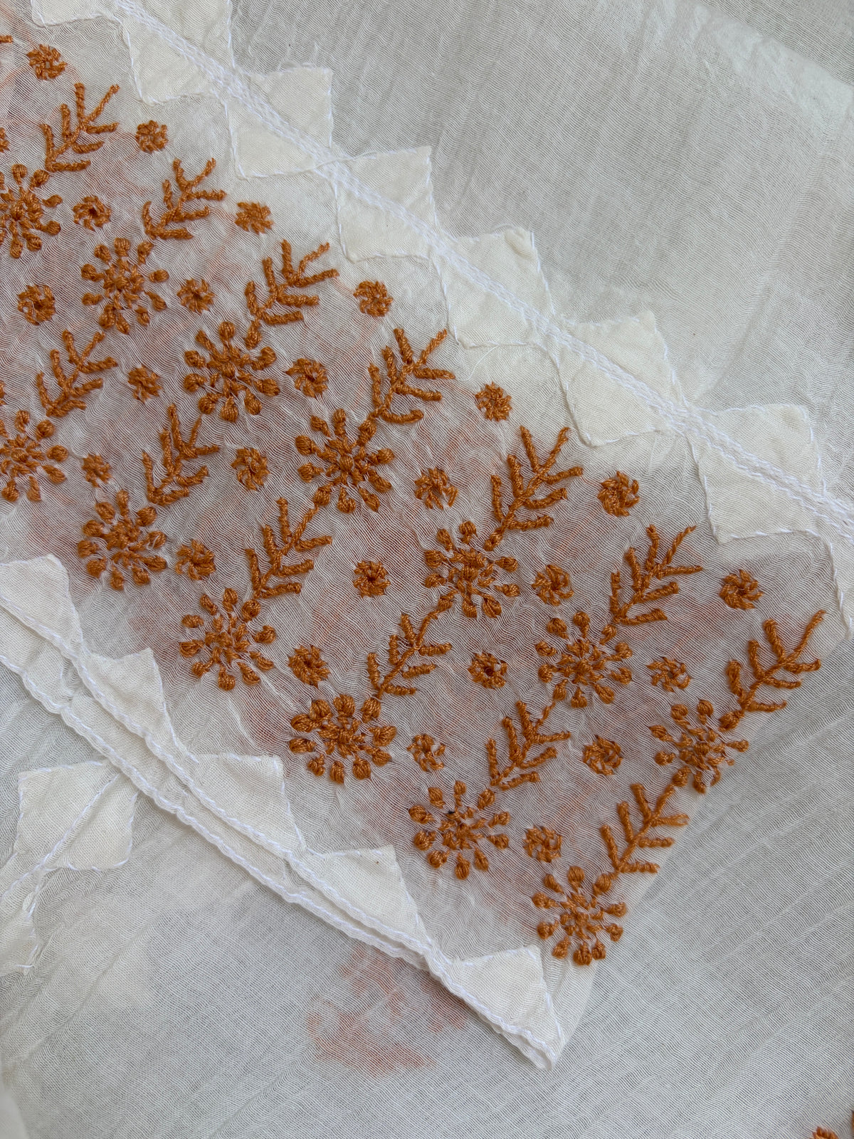 Chikankari daraz chanderi Kurta
