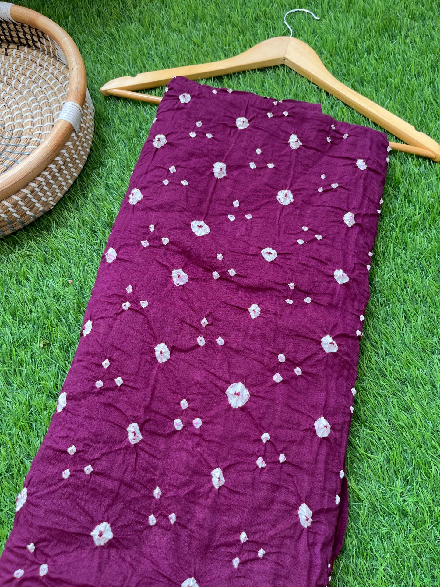 Cotton bandhani kurta