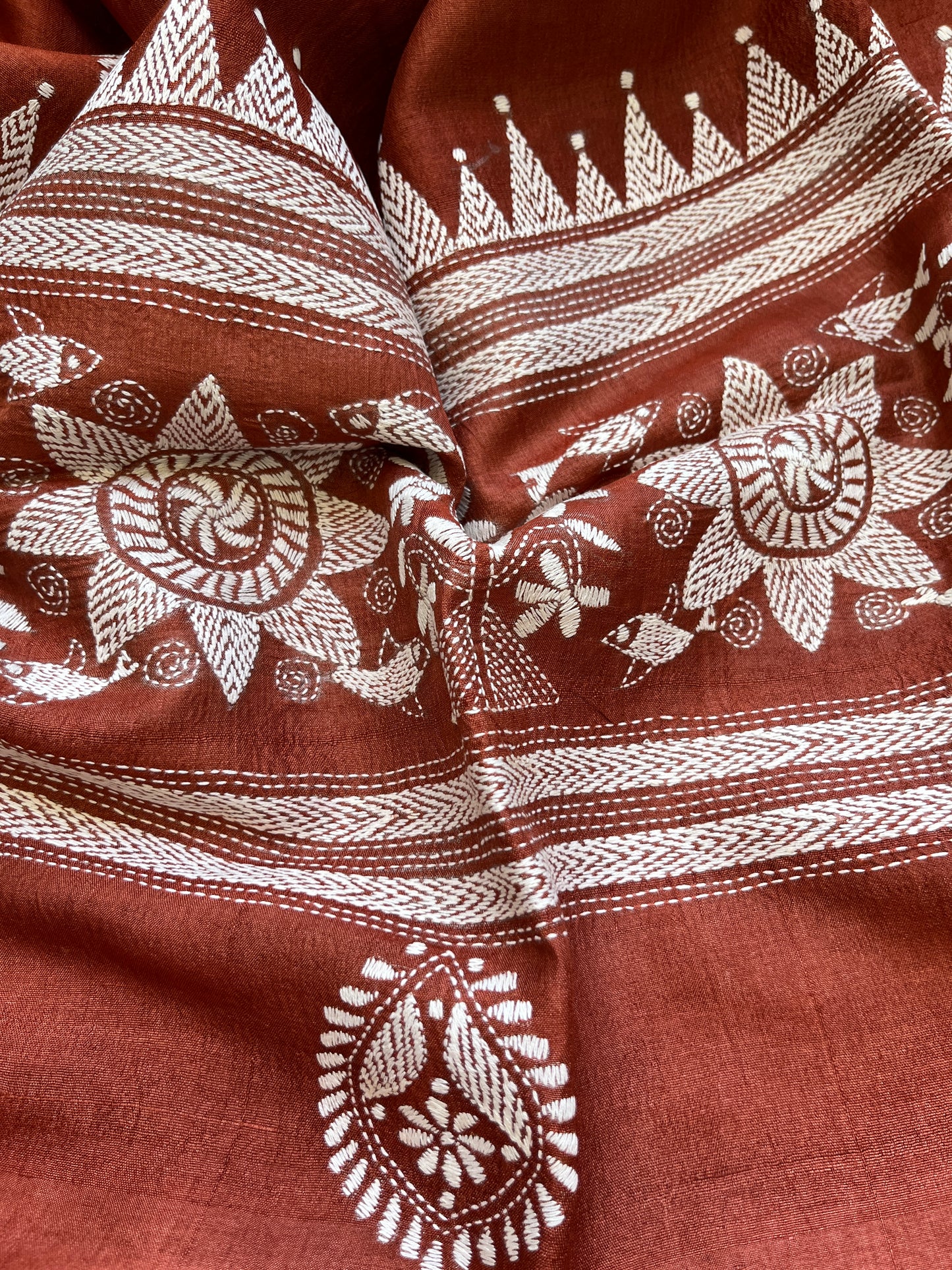 Silk Kantha Dupatta