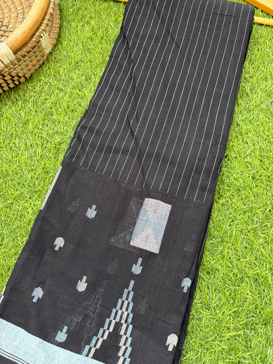 Jaamdani mul fabric