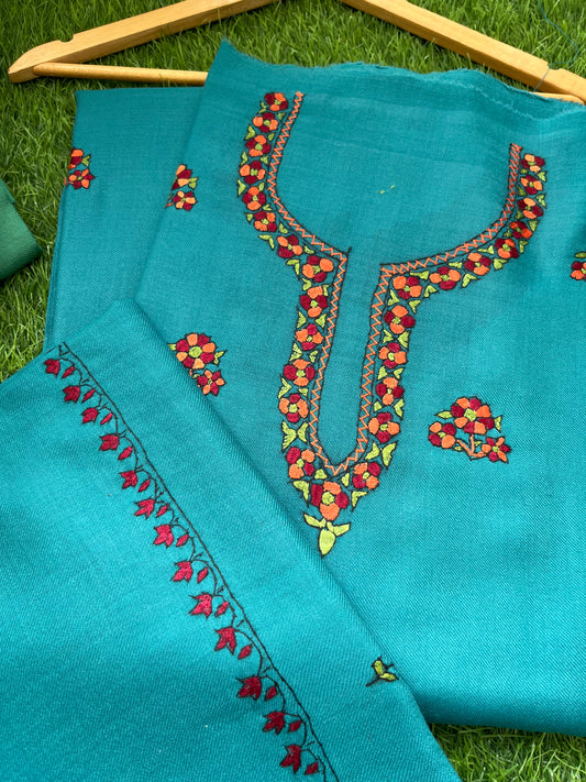 Woollen hand embroidered suit