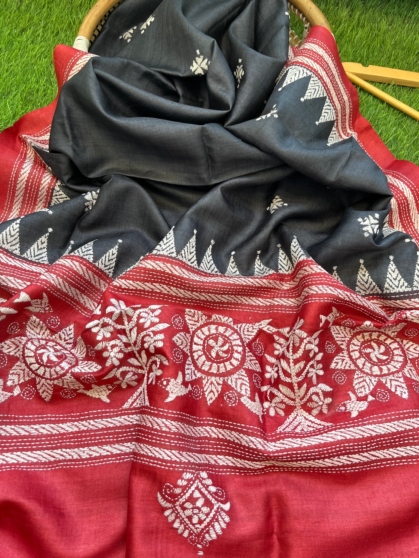 Silk Kantha Dupatta