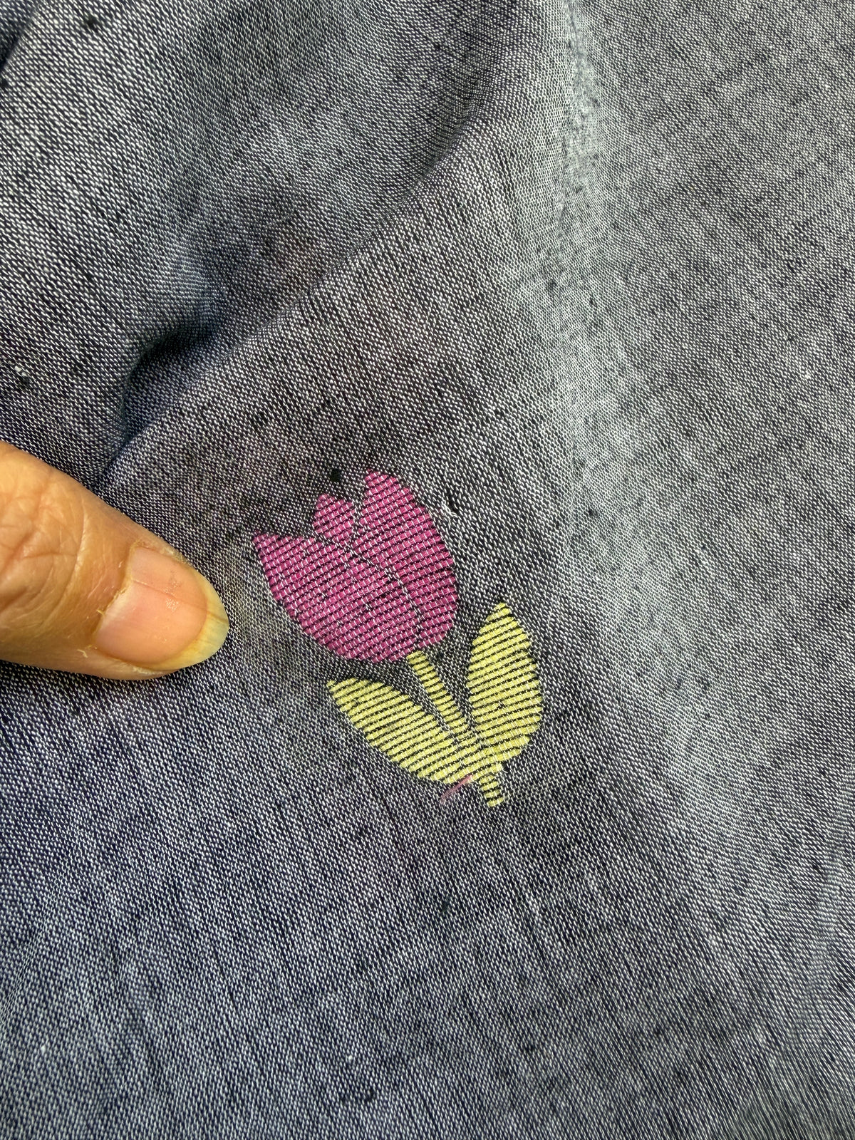 Jaamdani mul fabric