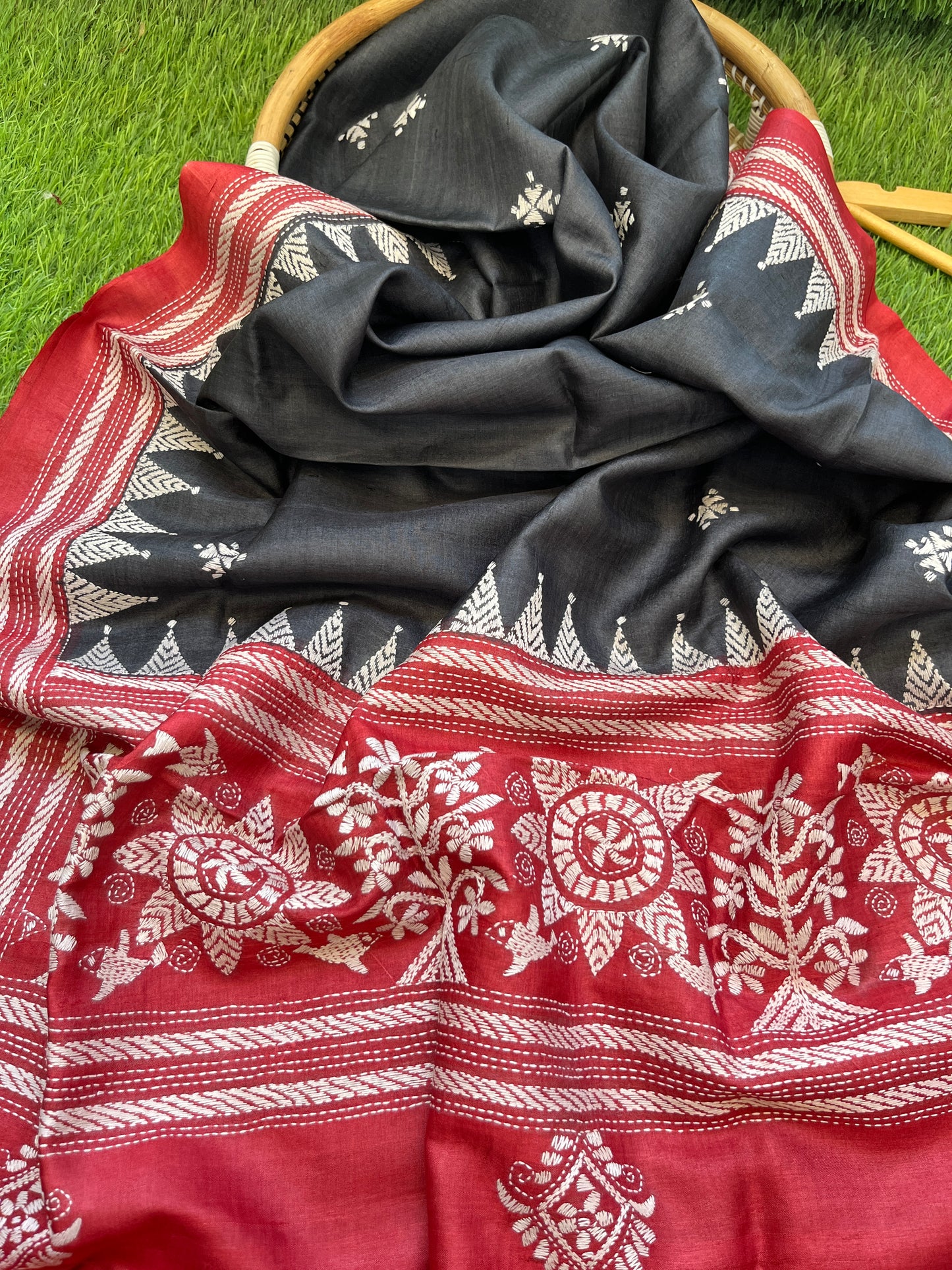 Silk Kantha Dupatta