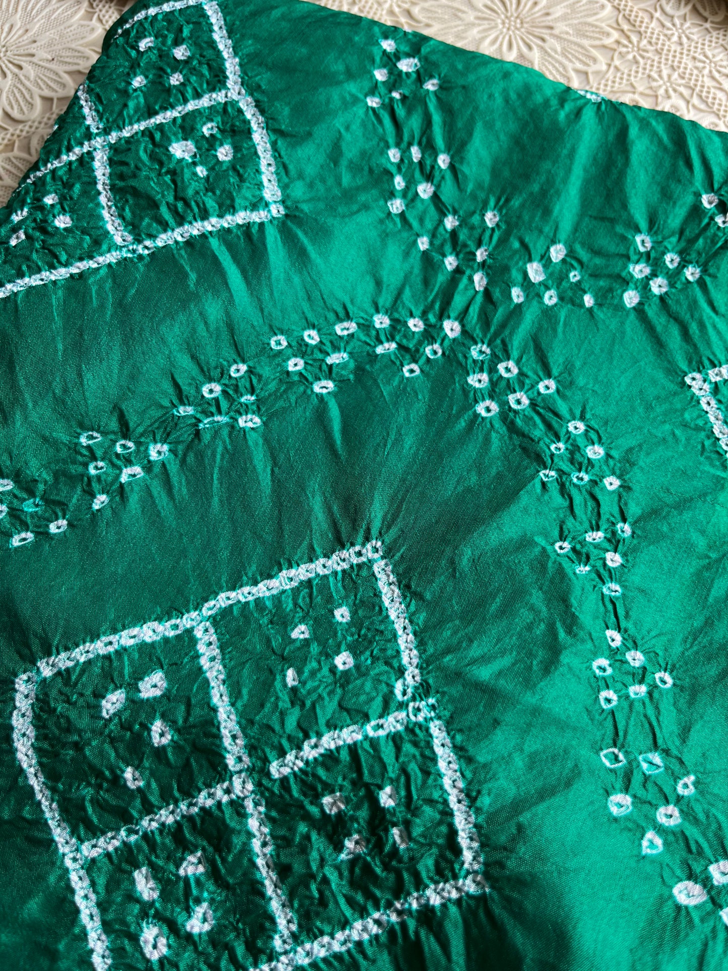 Mulberry Silk bandhani kurta