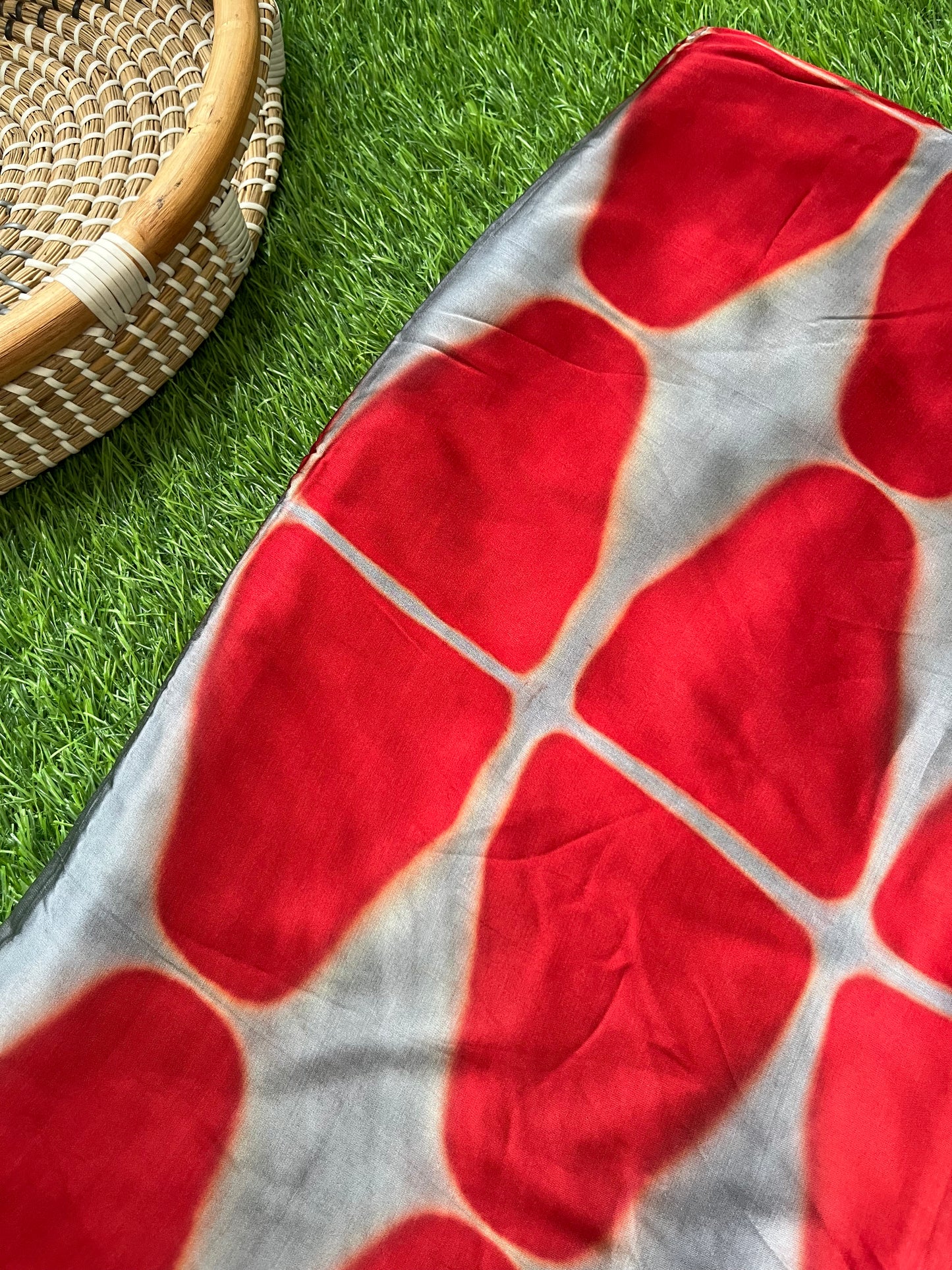 Modal Silk clamp Dye fabric