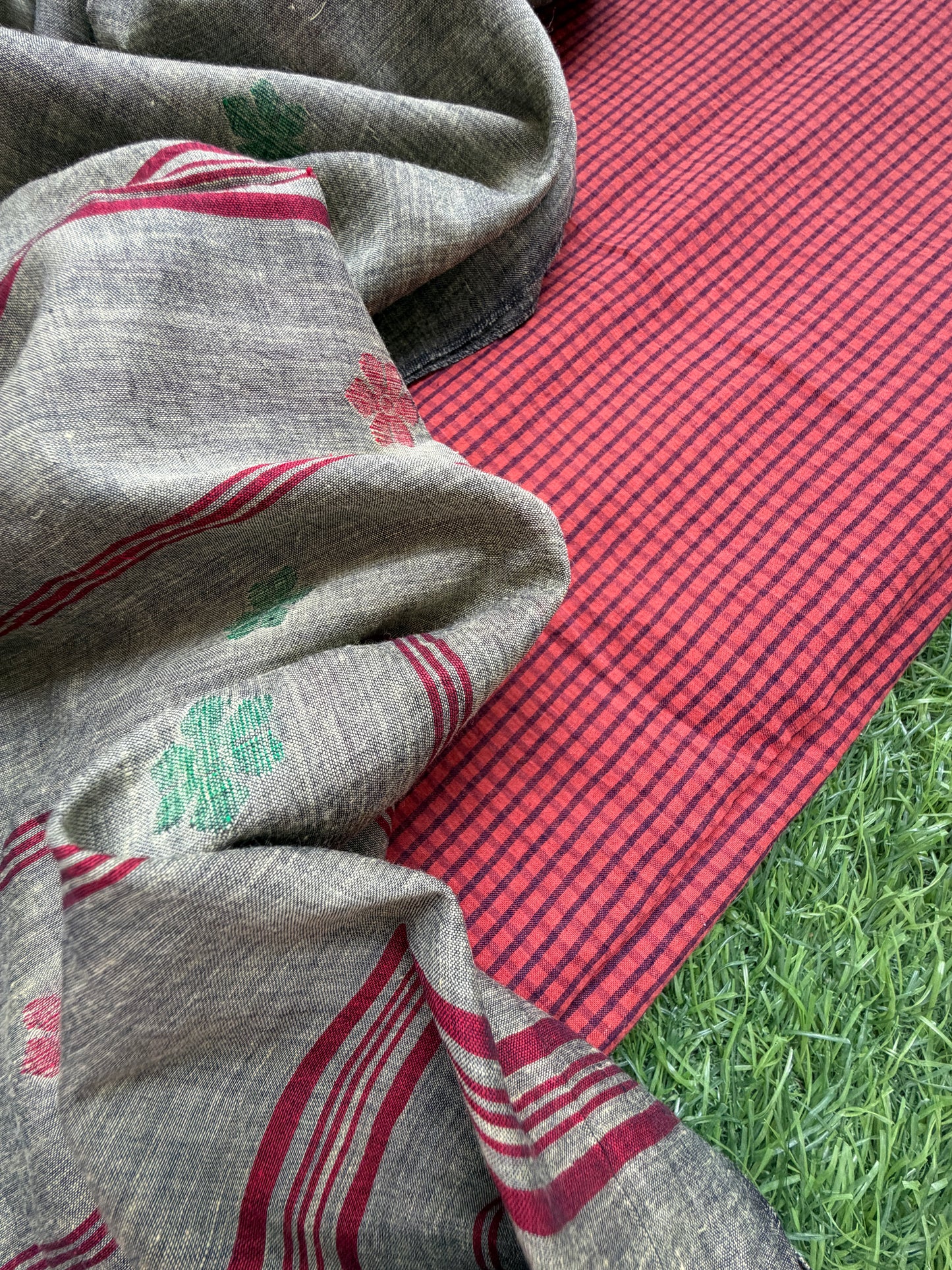 Jaamdani Mul dupatta khadi kurta Bottom