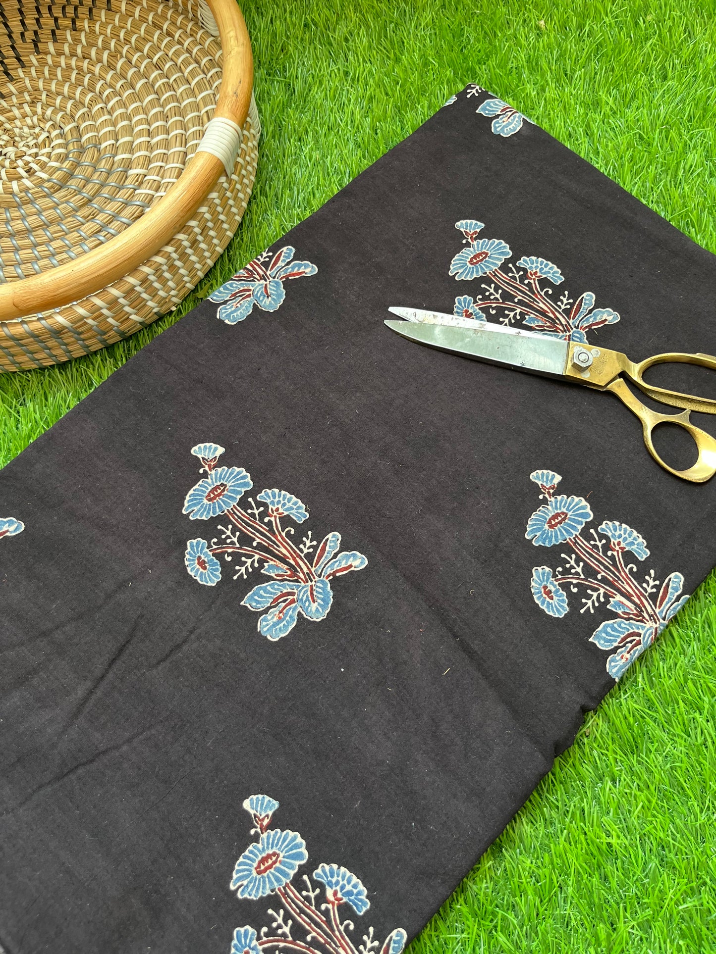 Ajrakh Cotton fabric