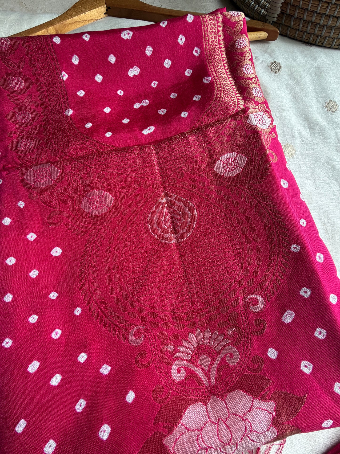 Modal Bandhani kurta bottom dupatta
