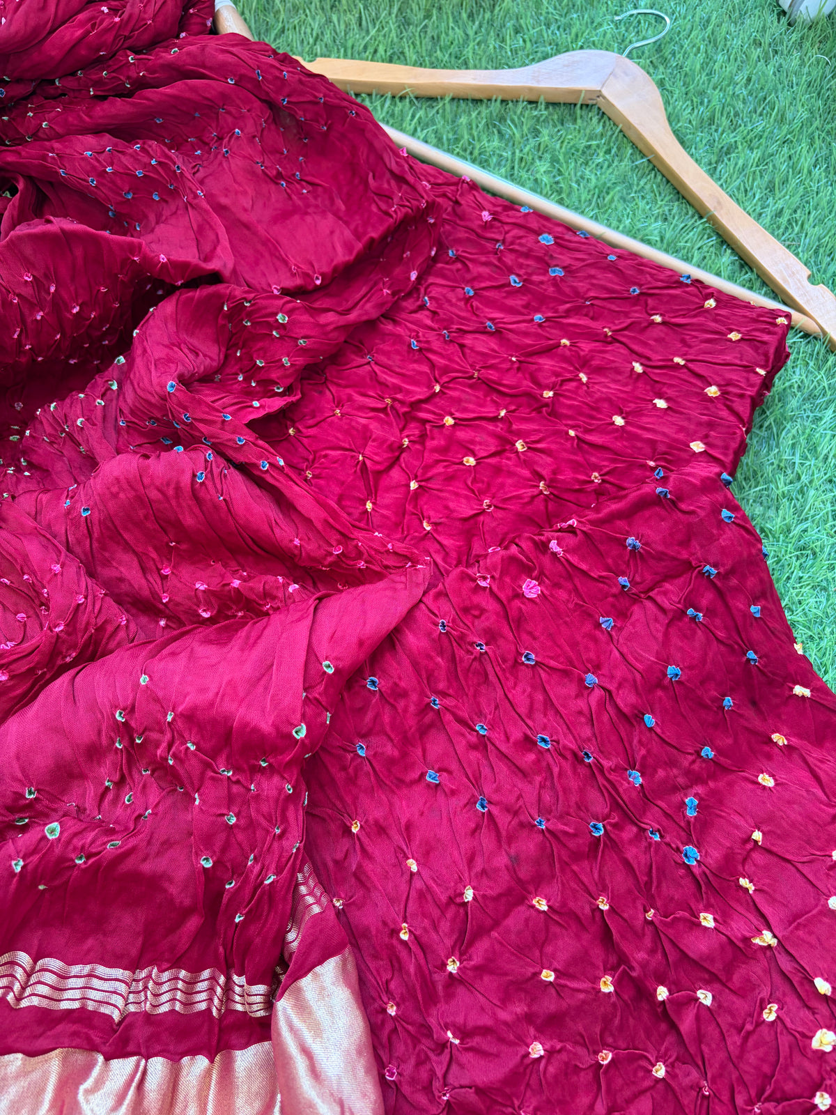 Modal Bandhani kurta bottom dupatta