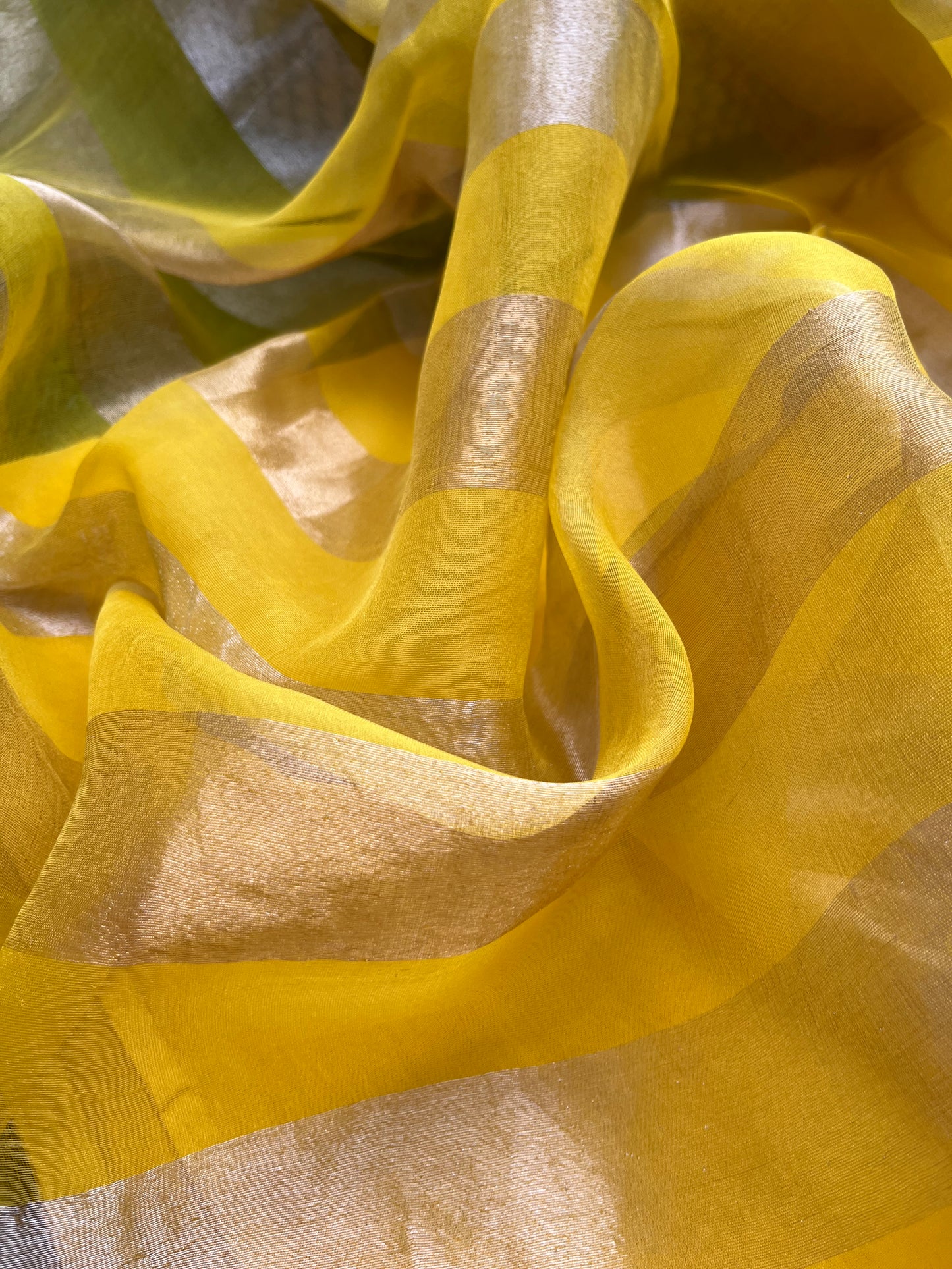 त्योहार् -Banarasi organza dupatta chanderi fabric