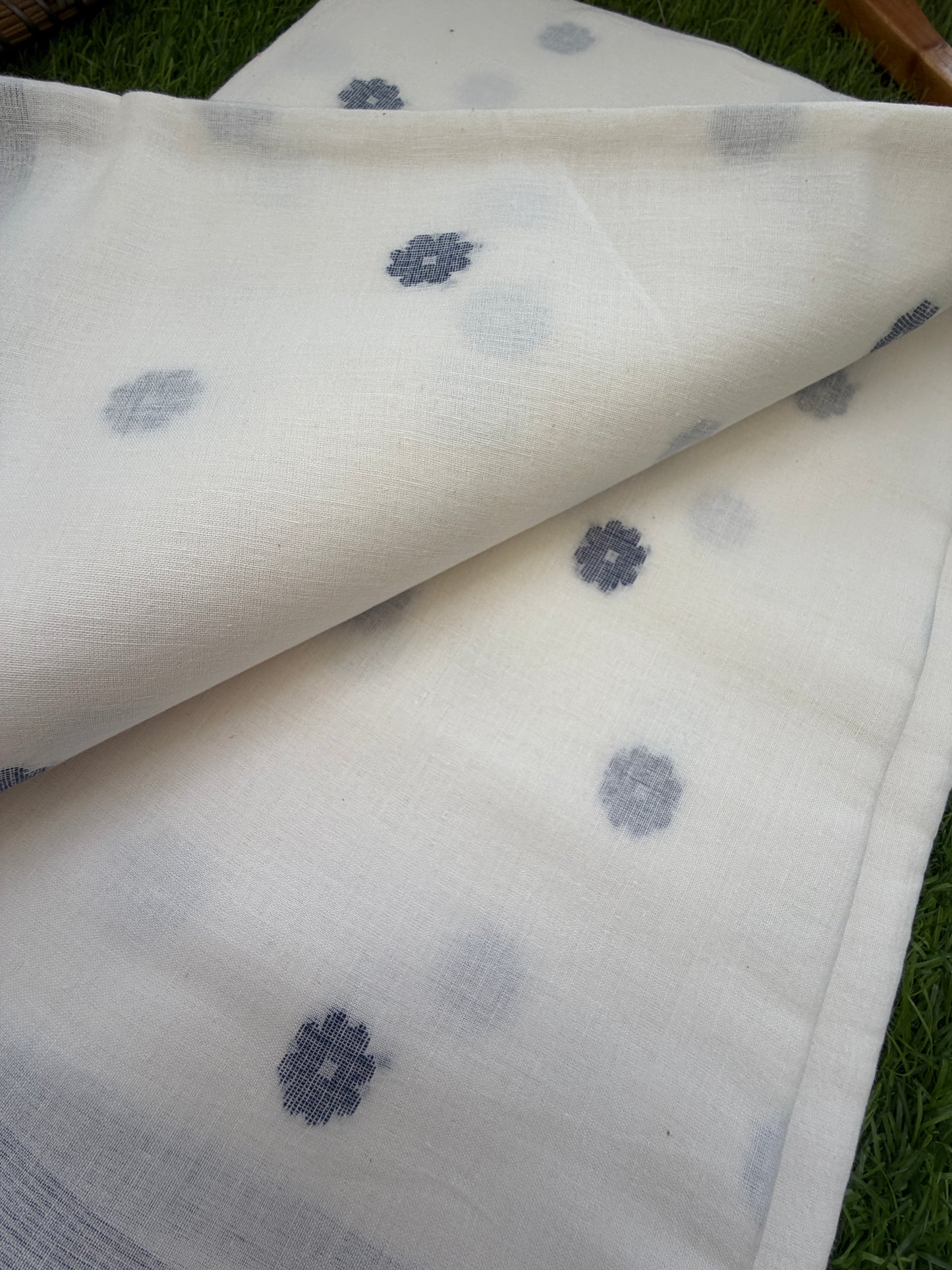 Jaamdani mul fabric