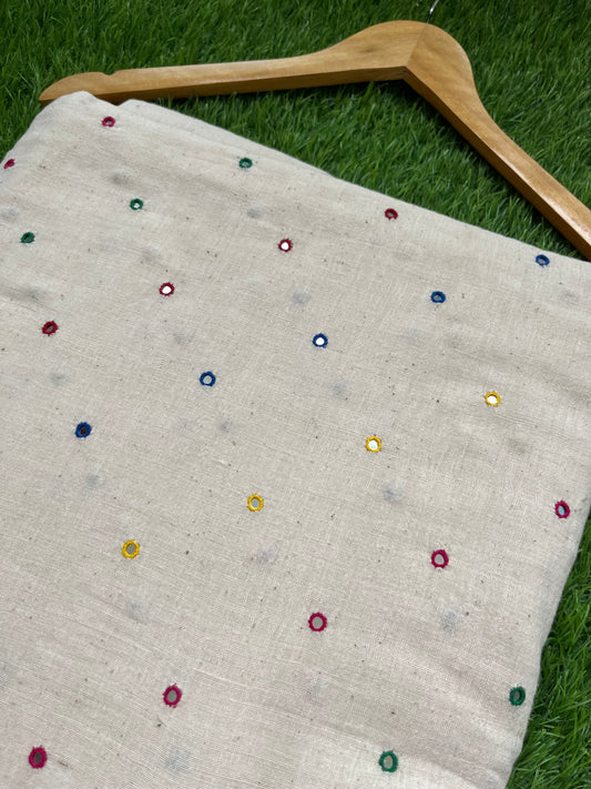 Handwoven organic kala Cotton fabric