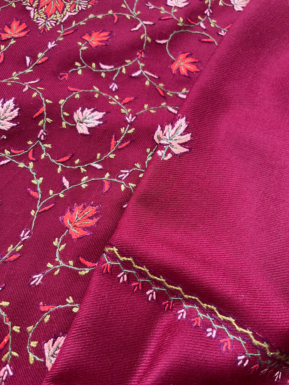 Woollen hand embroidered suit