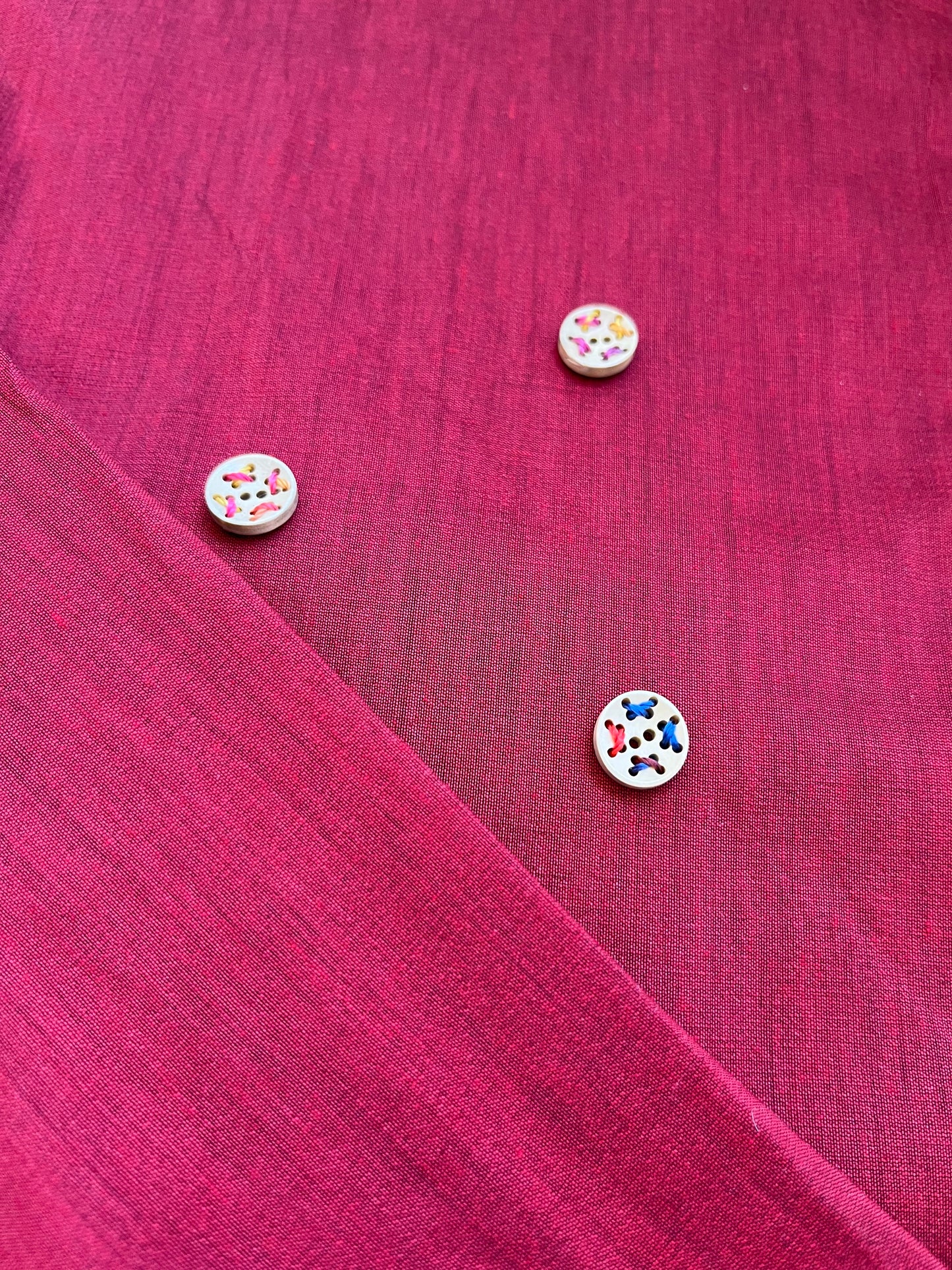 Cotton Silk plain fabric