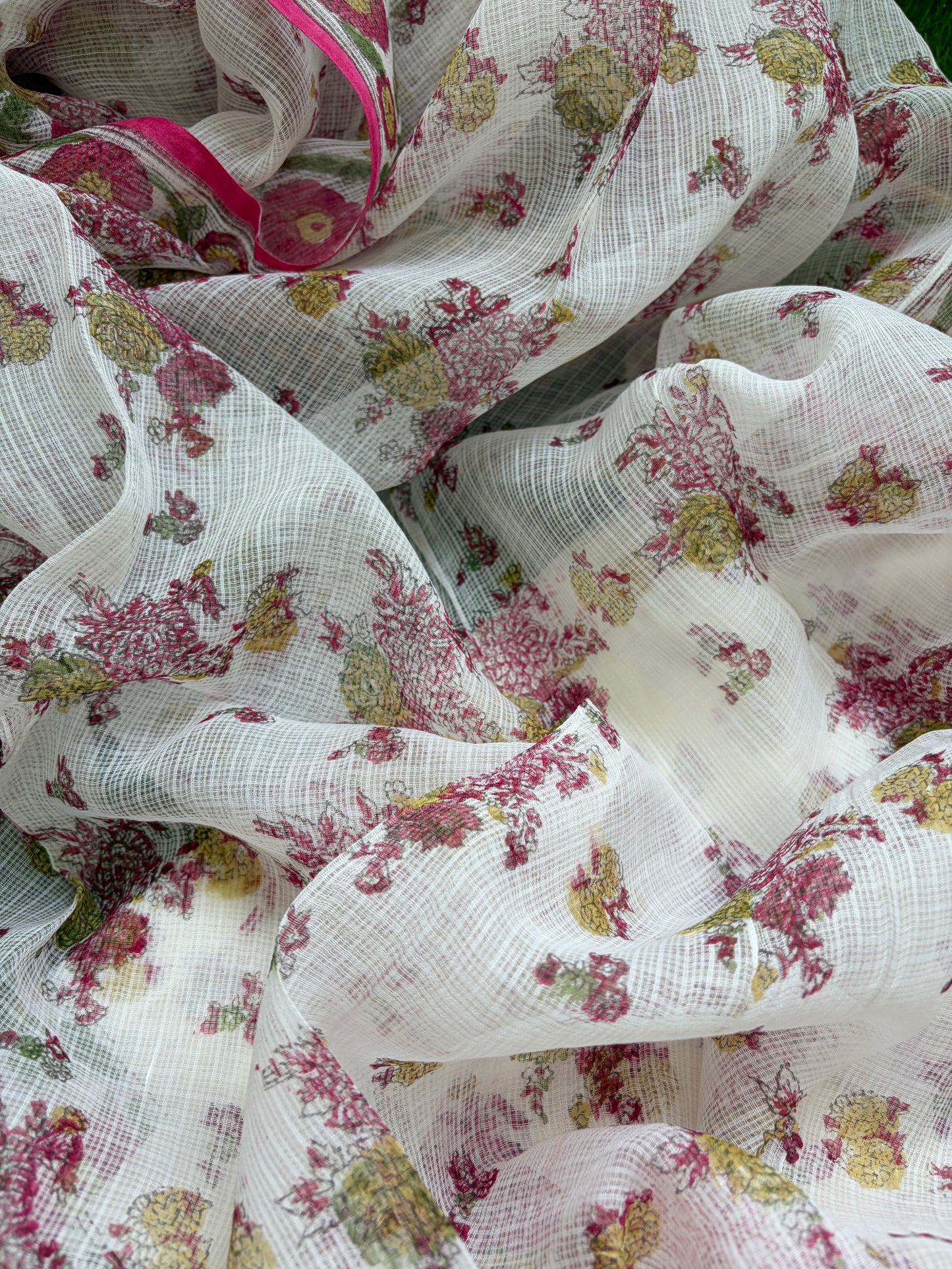Cotton kurta fabric kota dupatta