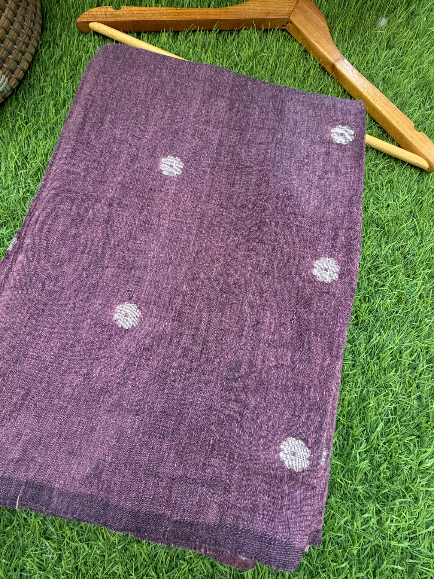 Jaamdani mul fabric