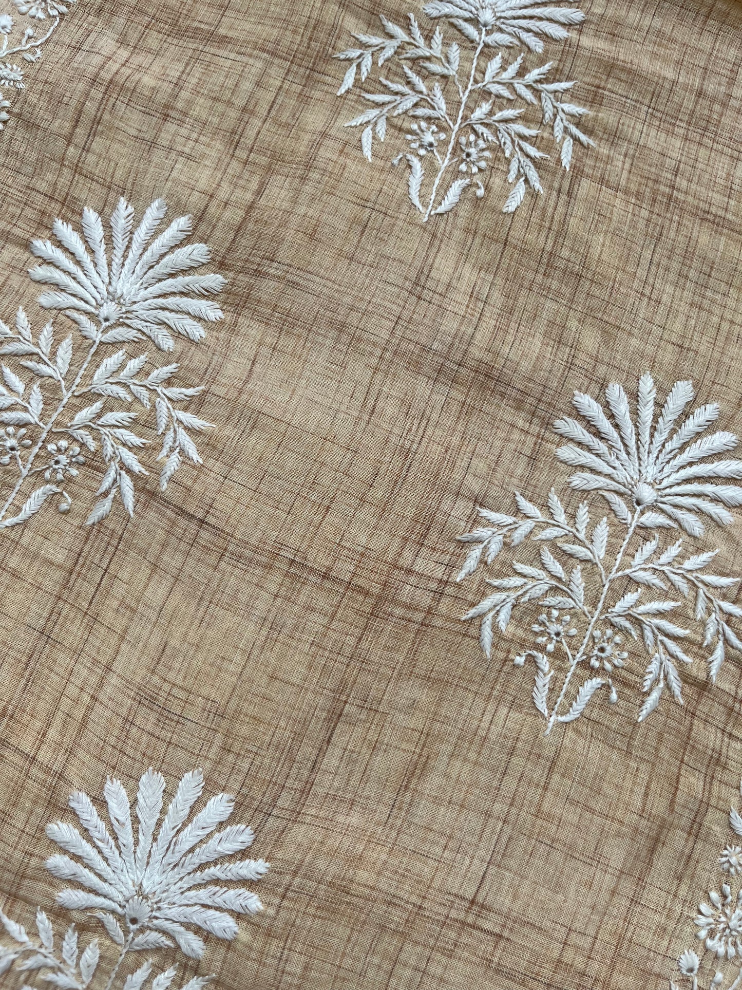 Khadi chikan kurta