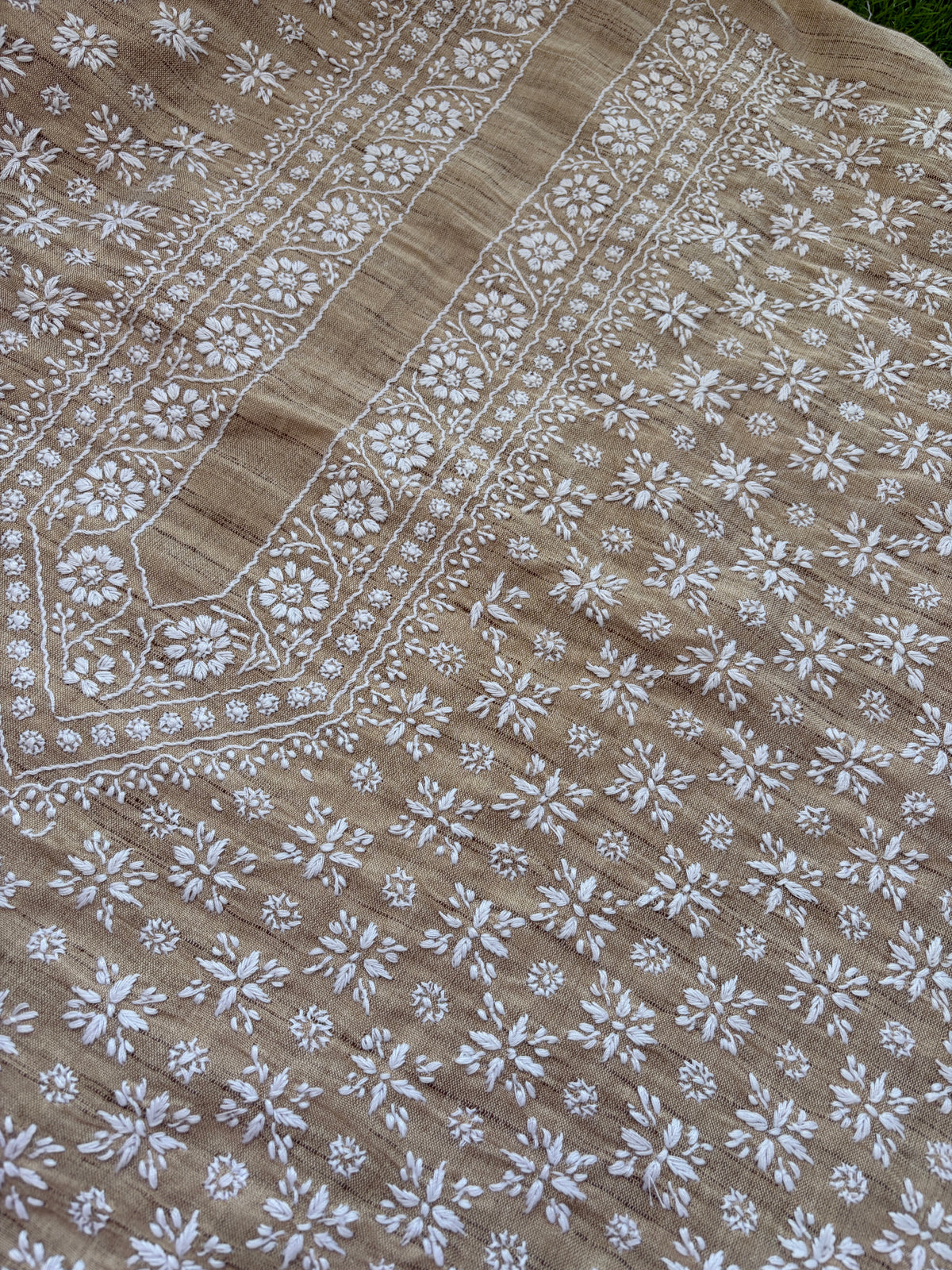Chikankari khadi Kurta