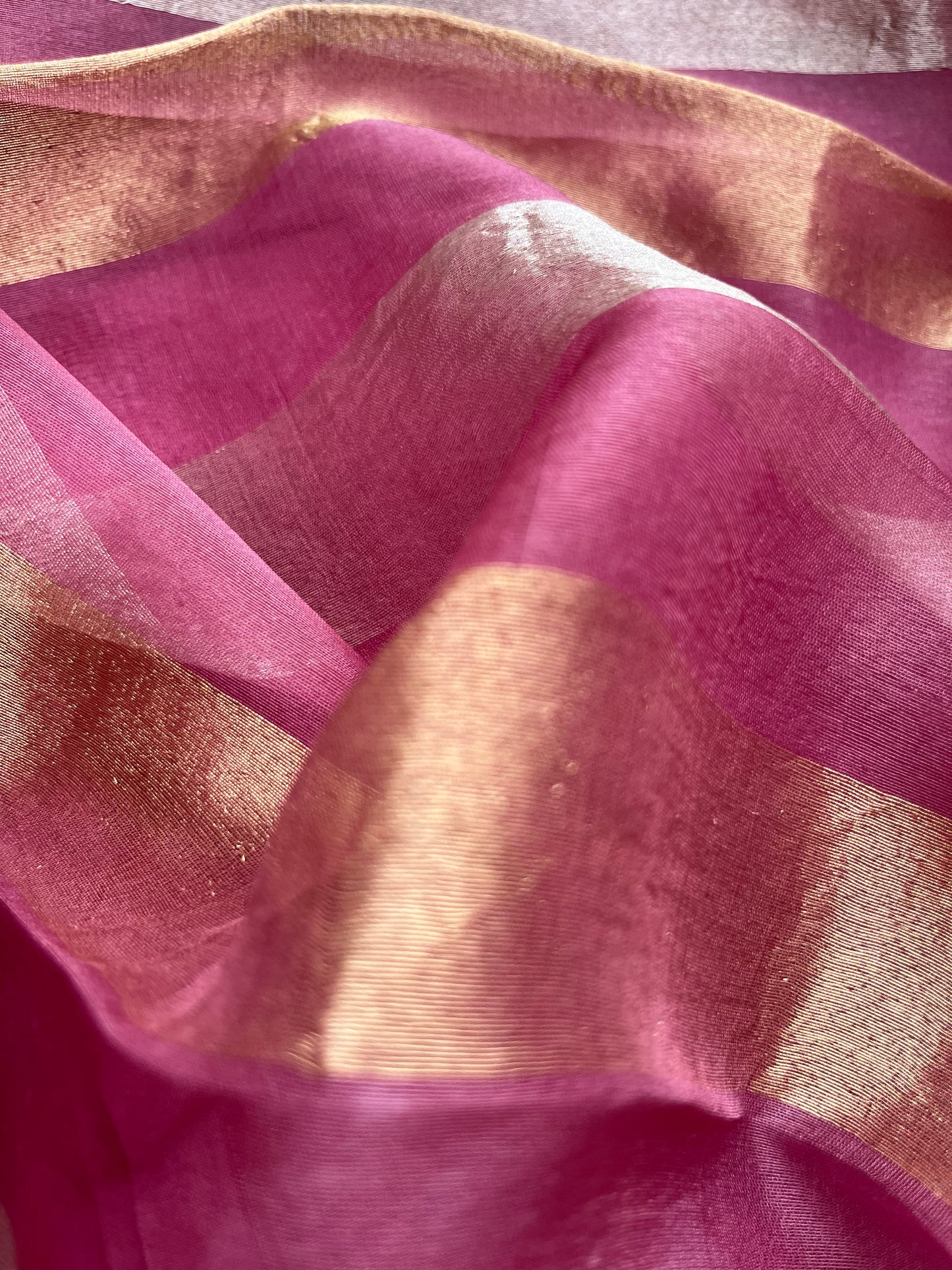 त्योहार् -Banarasi organza dupatta chanderi fabric