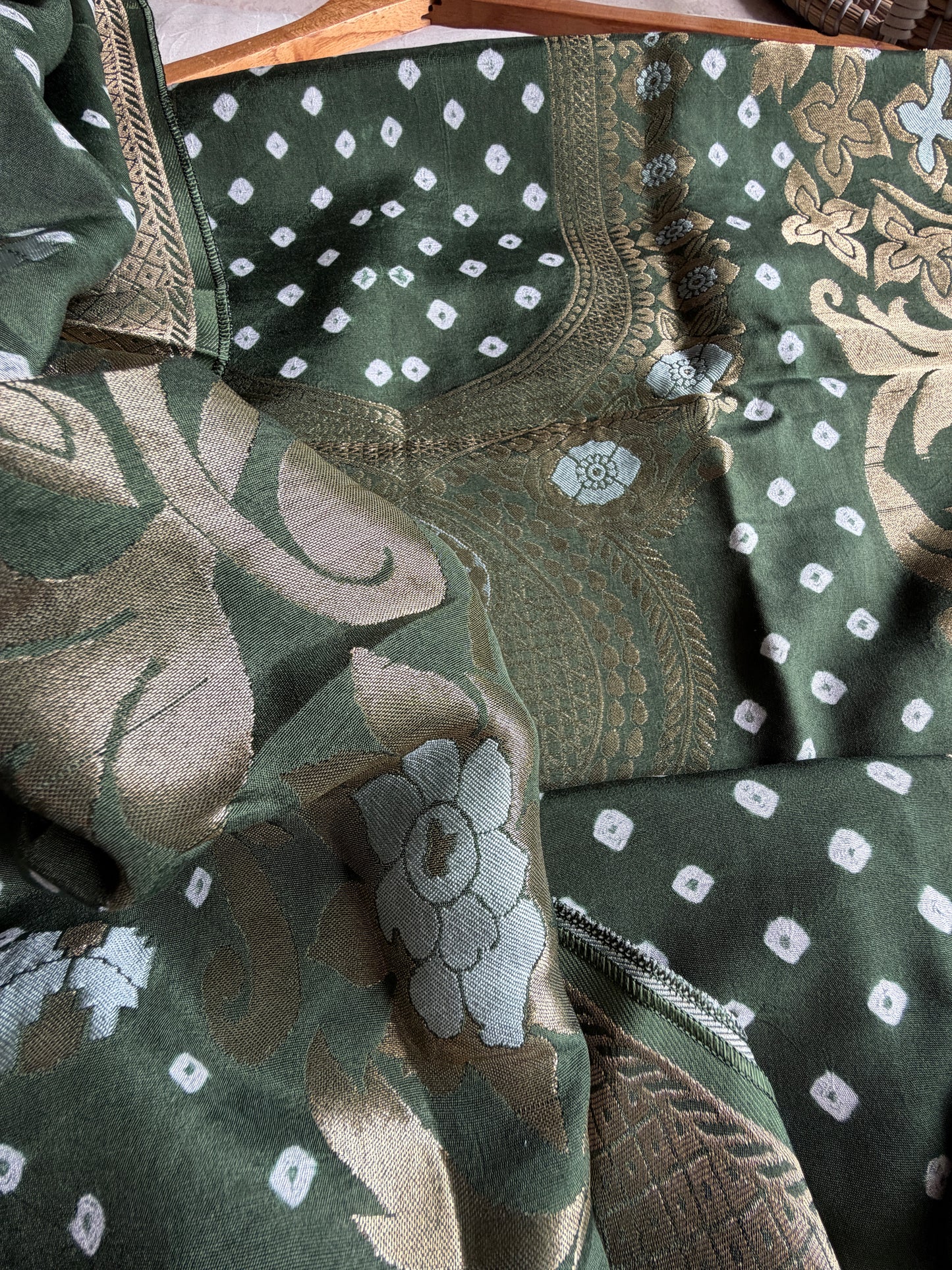 Modal Bandhani kurta bottom dupatta