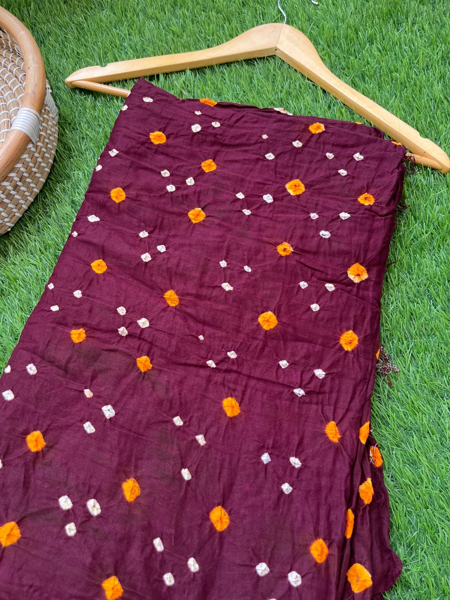 Cotton bandhani kurta