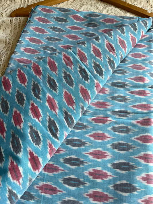 Mercerised Cotton Ikkat