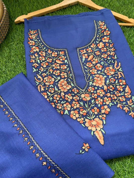 Woollen hand embroidered suit