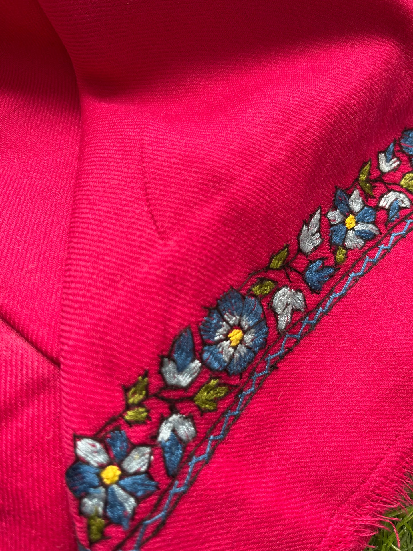 Woollen hand embroidered suit