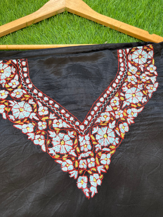 Mashru Silk kashmiri work kurta