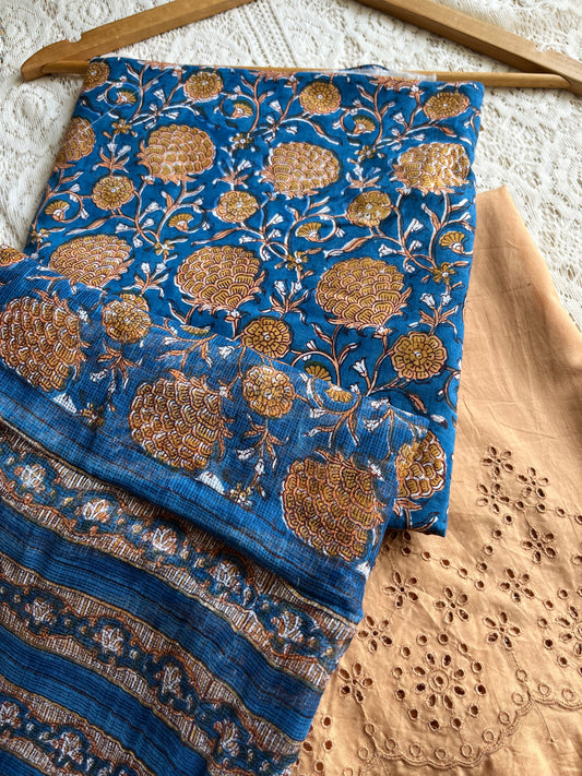 Cotton kurta hakoba bottom Kota Doria dupatta