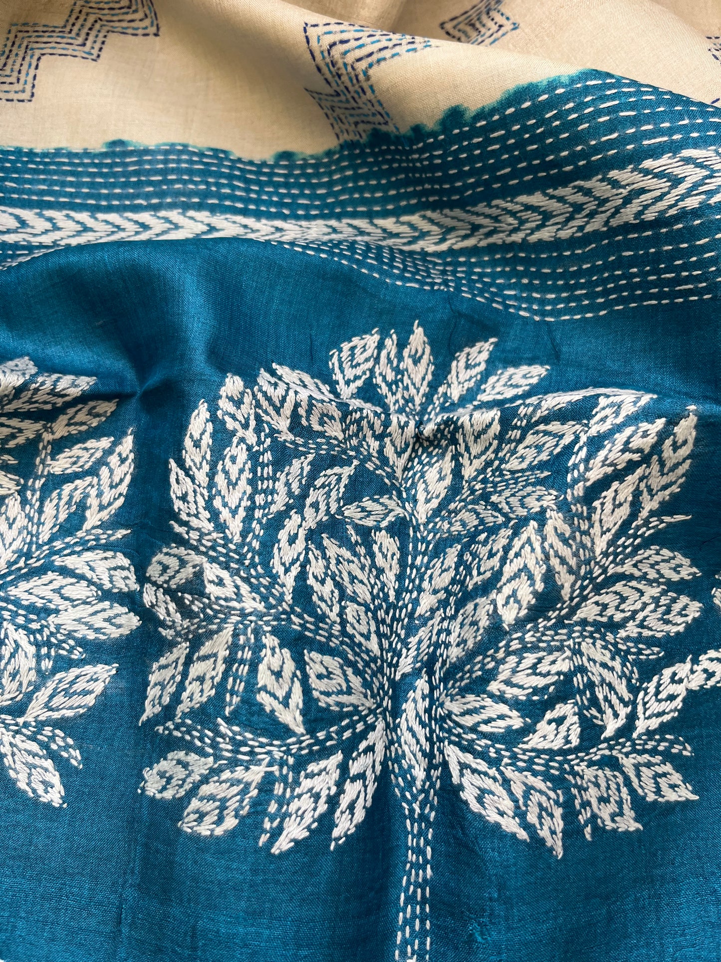 Silk Kantha Dupatta