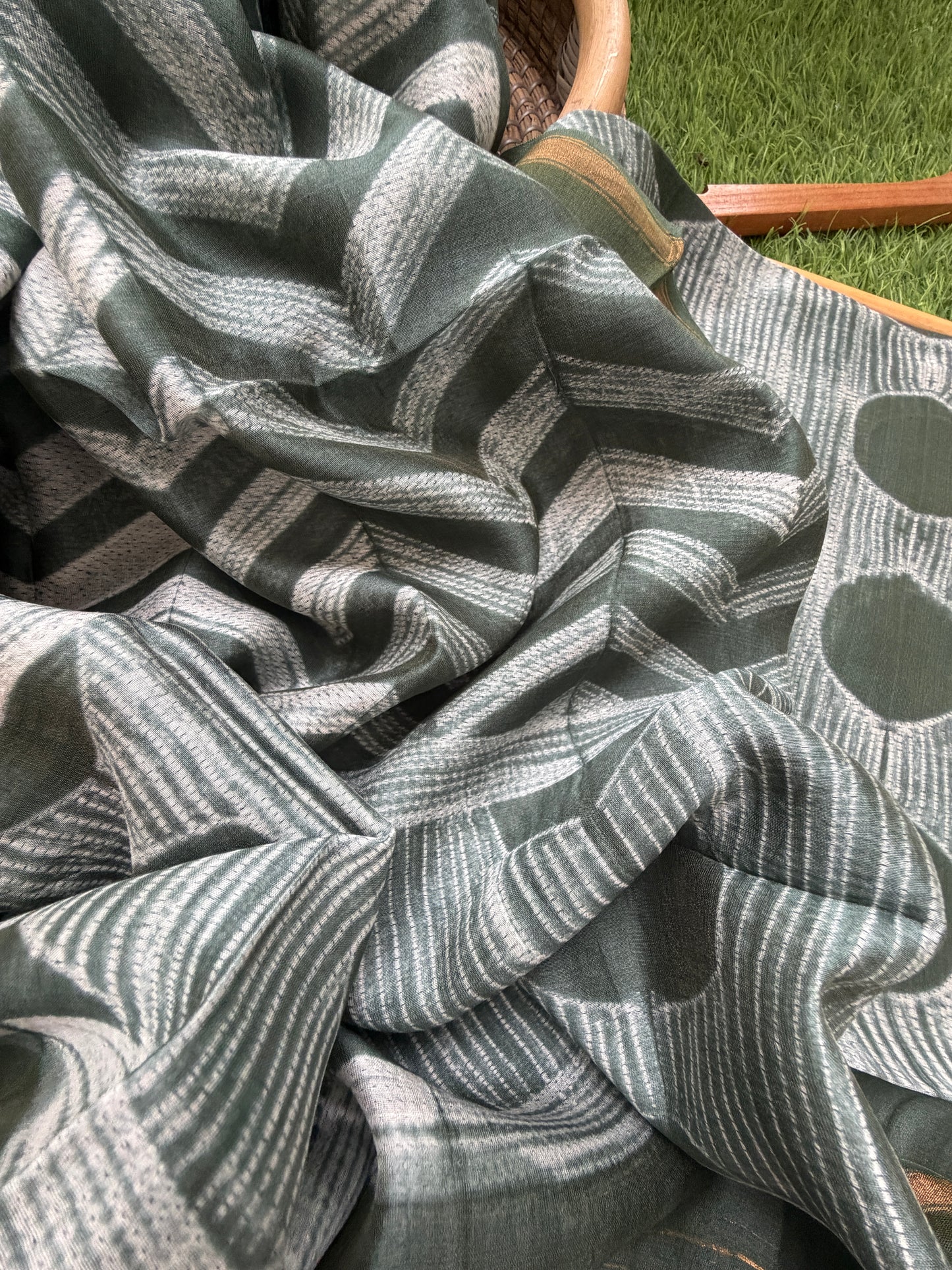 Chanderi Shibori kurta dupatta