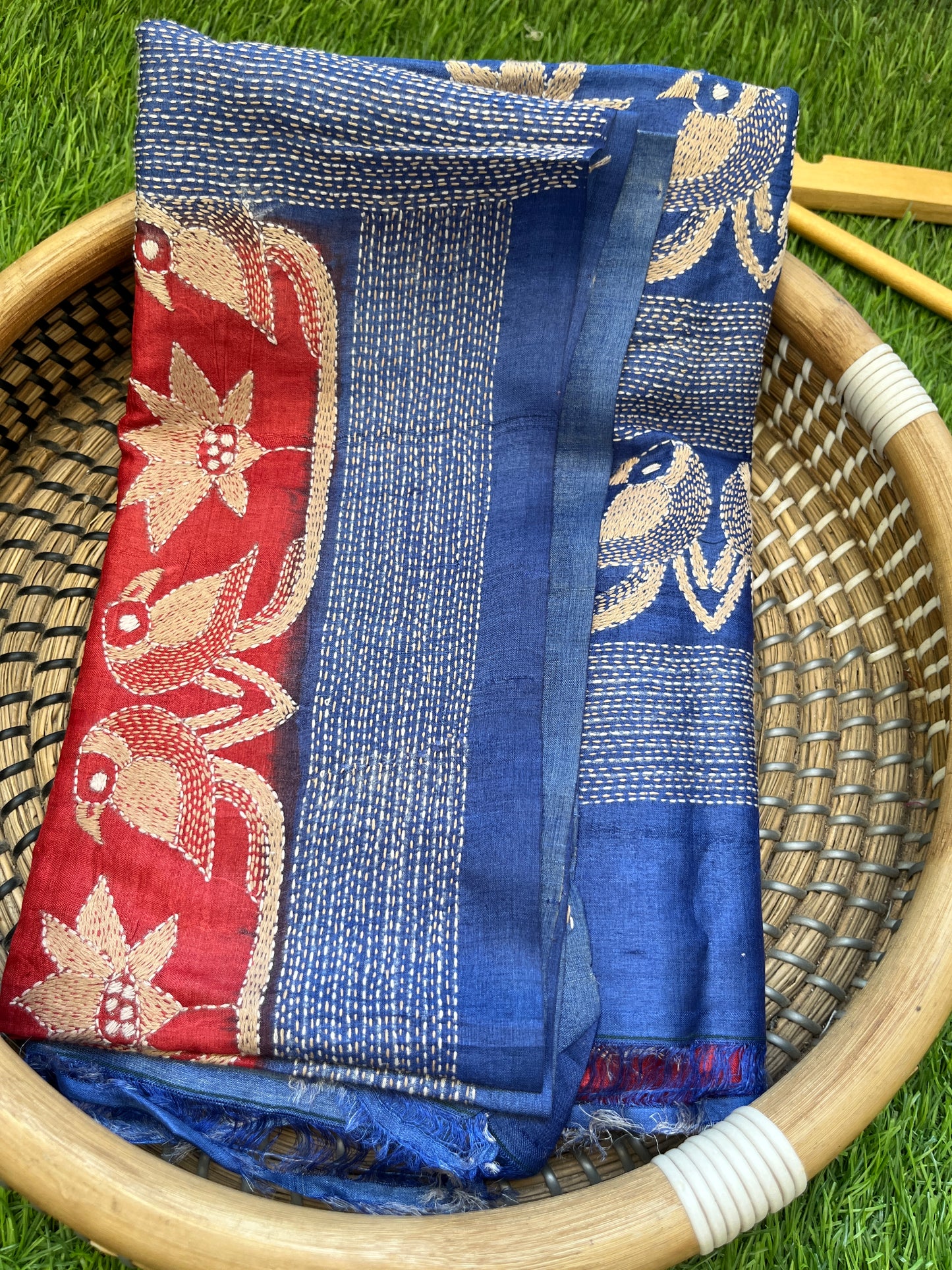 Silk Kantha Dupatta
