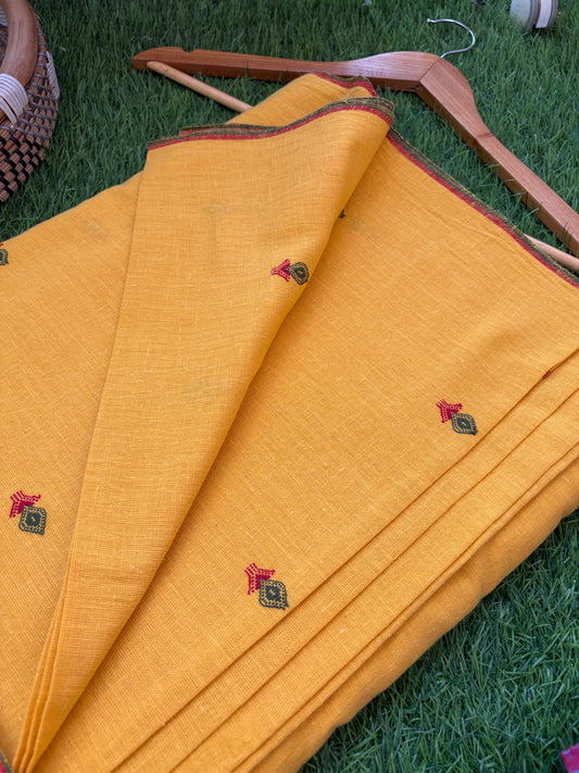 Handwoven organic kala Cotton fabric