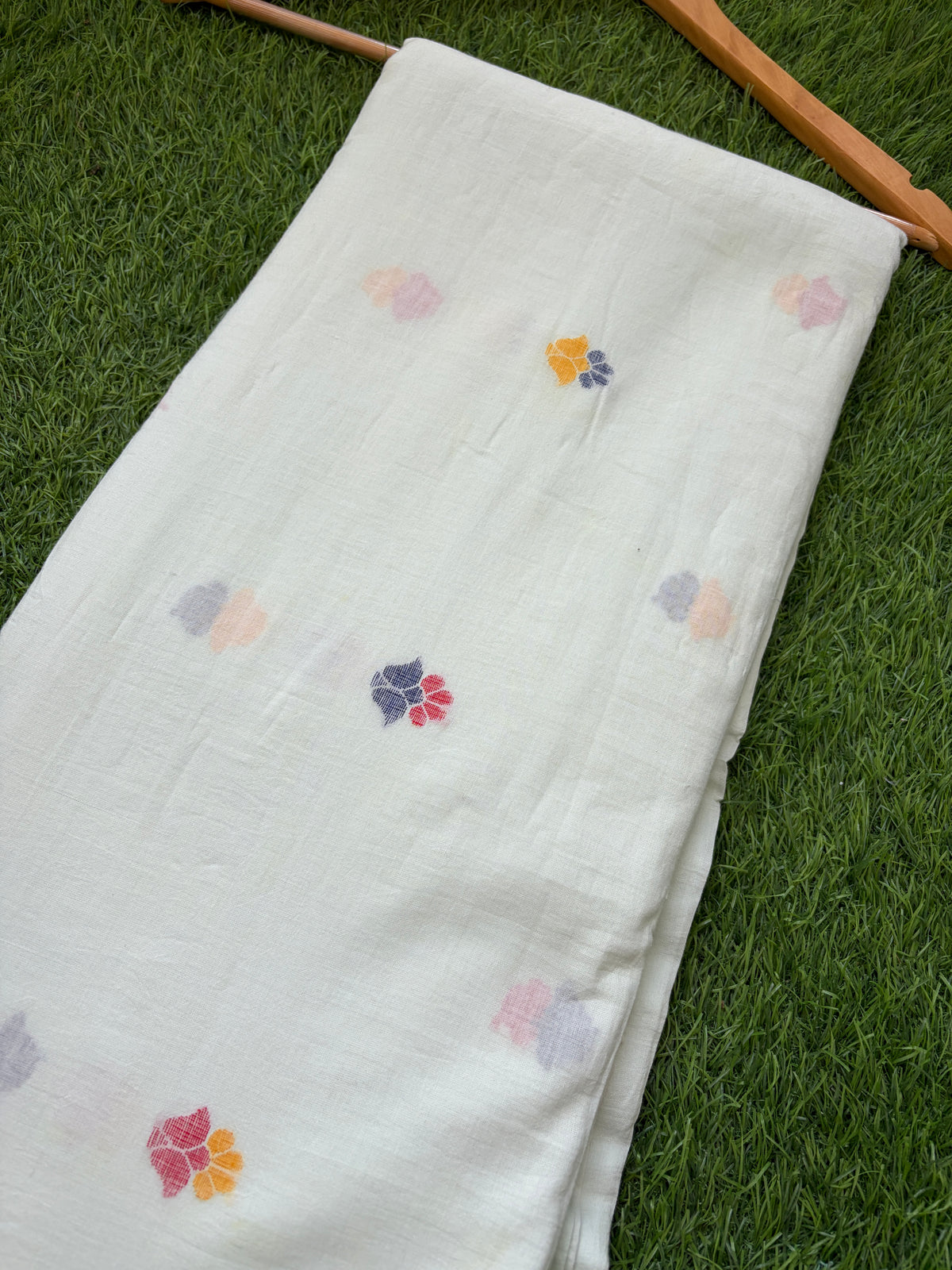 Jaamdani mul fabric