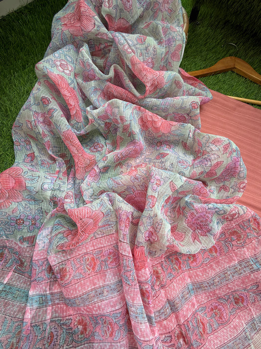 Cotton kurta bottom fabric kota dupatta