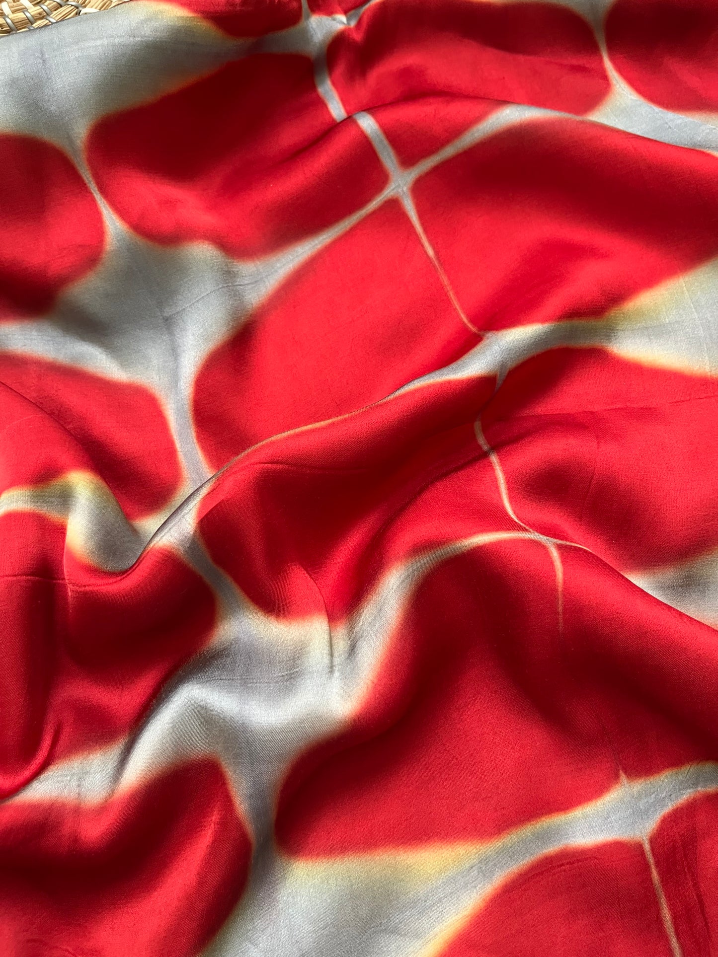 Modal Silk clamp Dye fabric