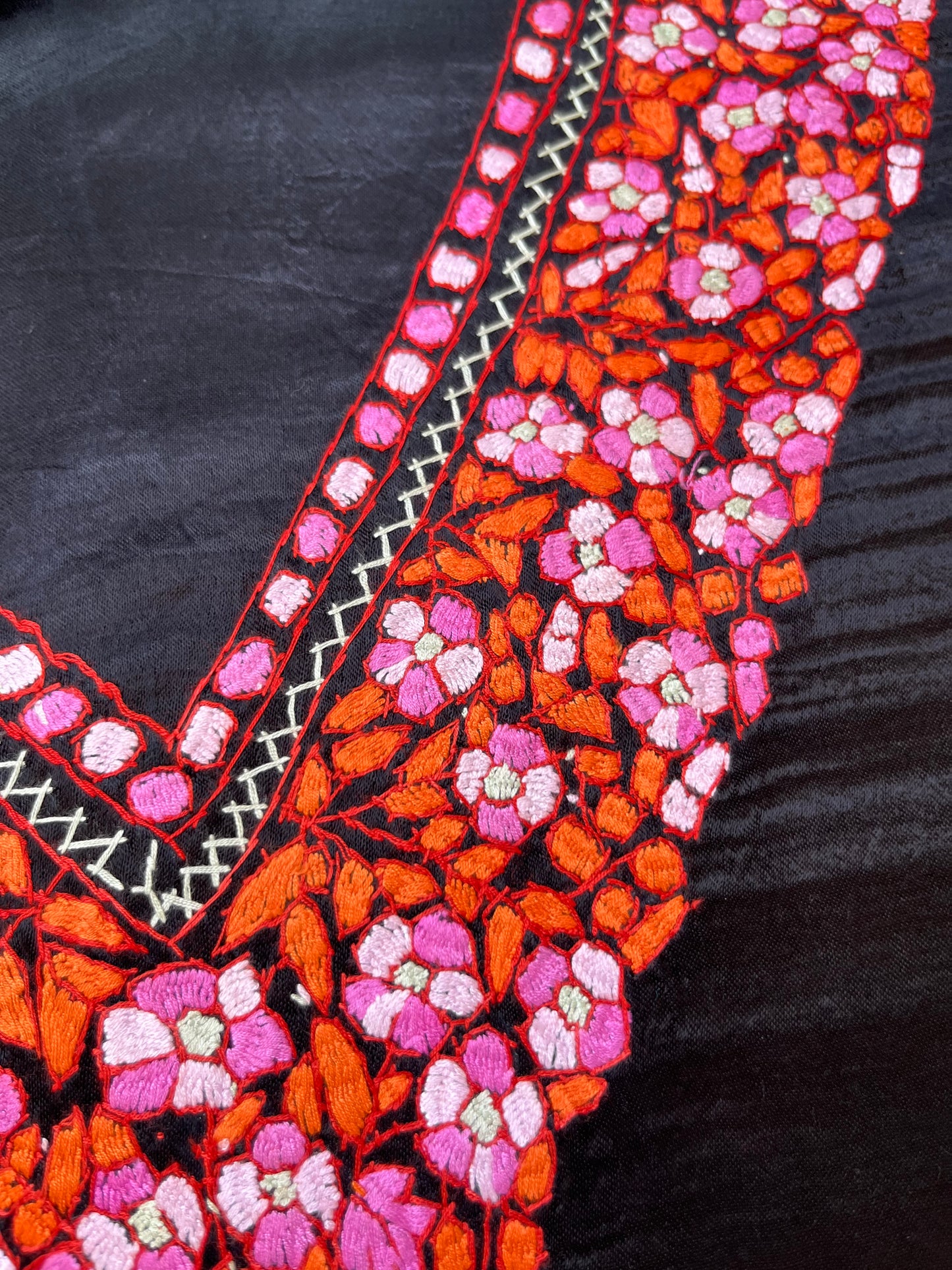 Mashru Silk kashmiri work kurta