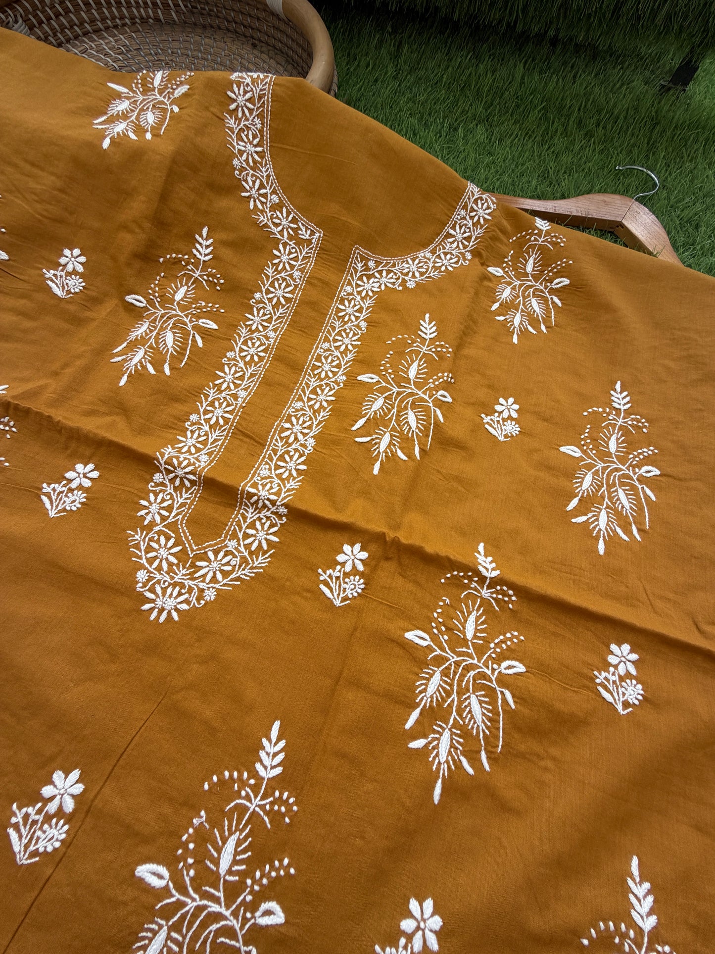 Chikankari cotton Kurta