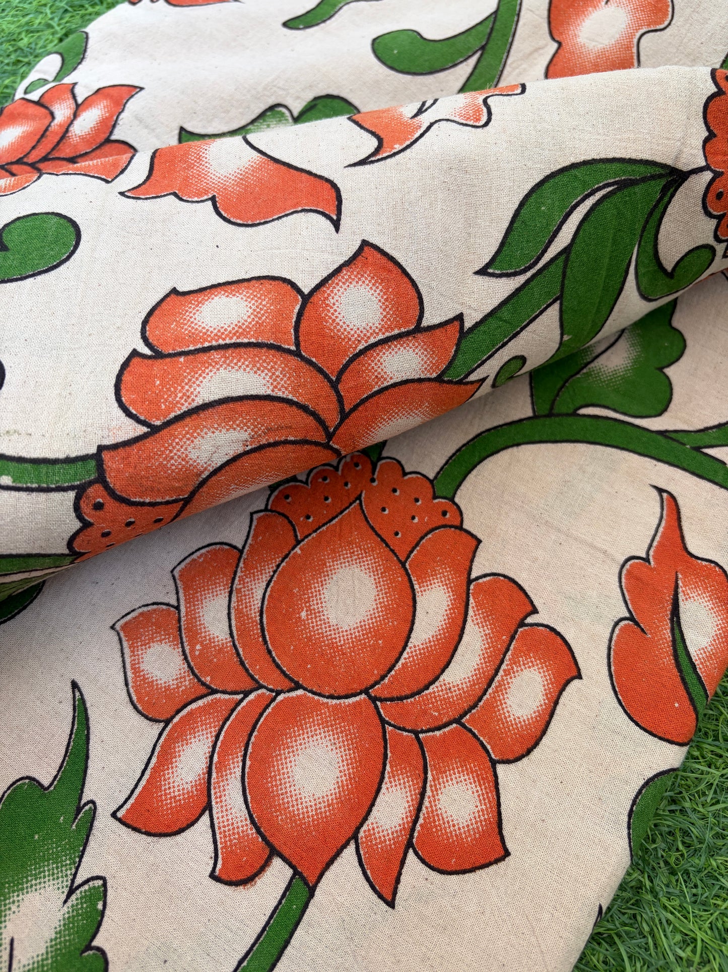 Mangalgiri cotton kalamkari print