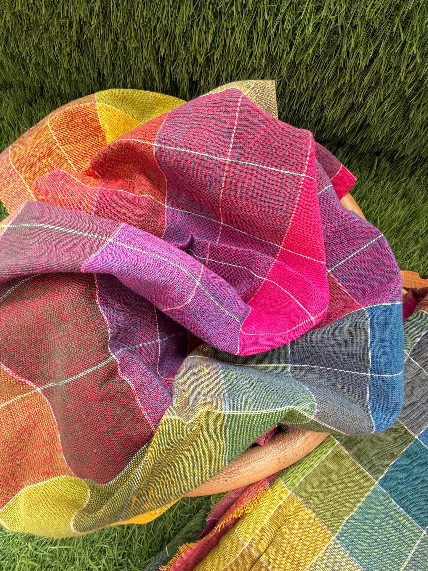 Handwoven organic kala Cotton fabric