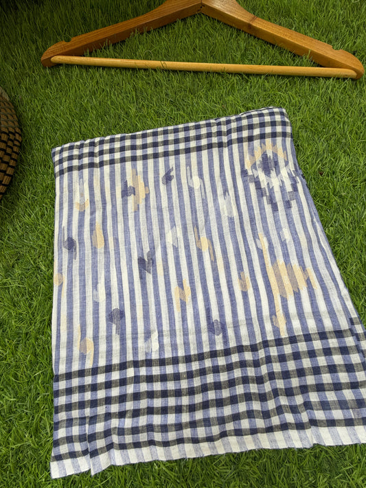 Jaamdani mul fabric