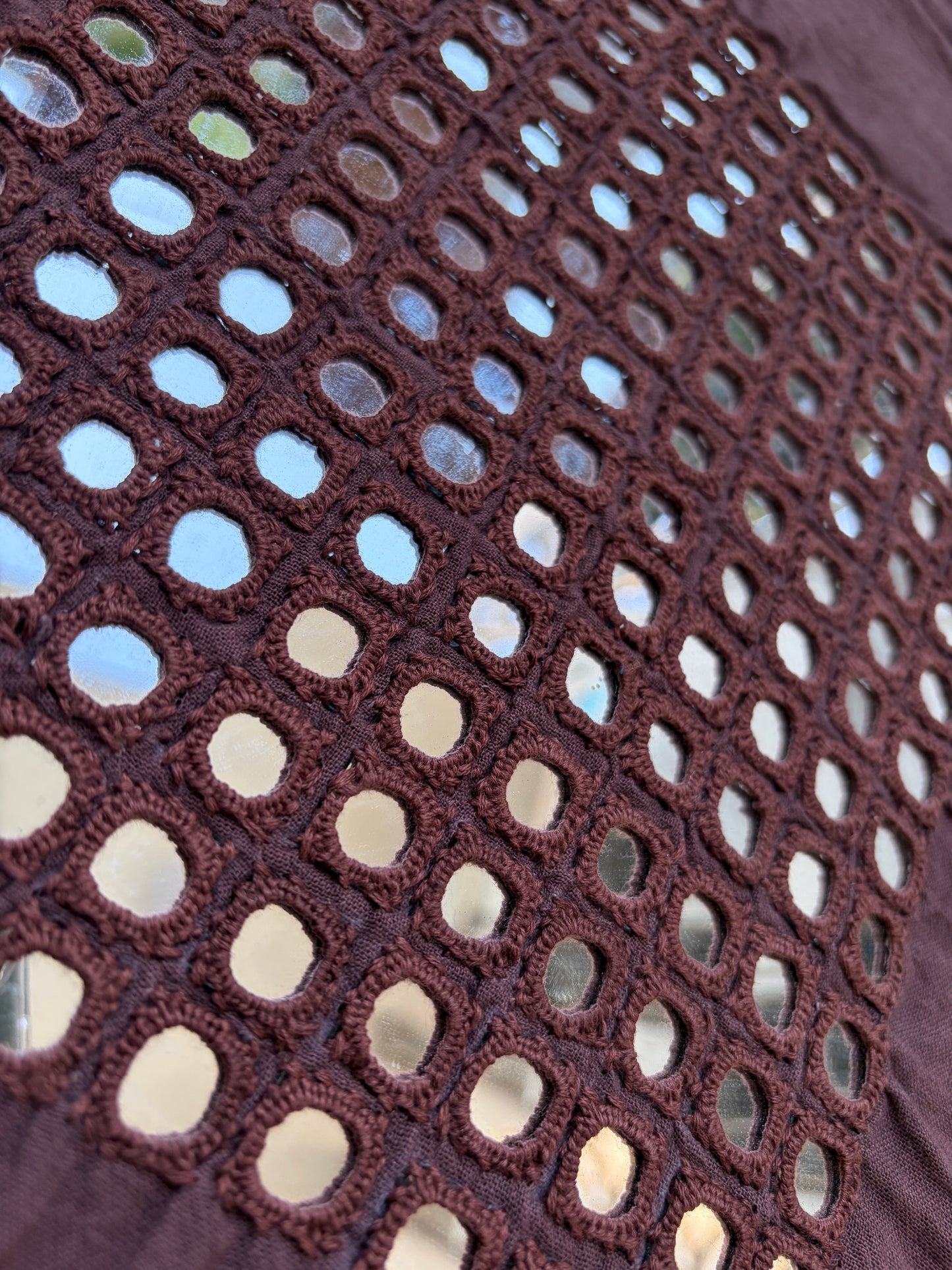 Kala cotton Mirror work kurta