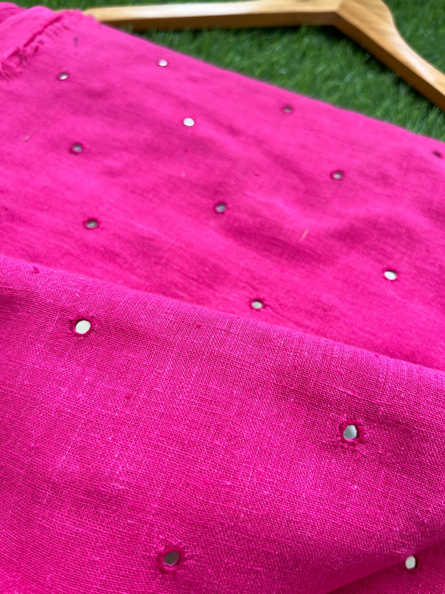 Handwoven organic kala Cotton fabric