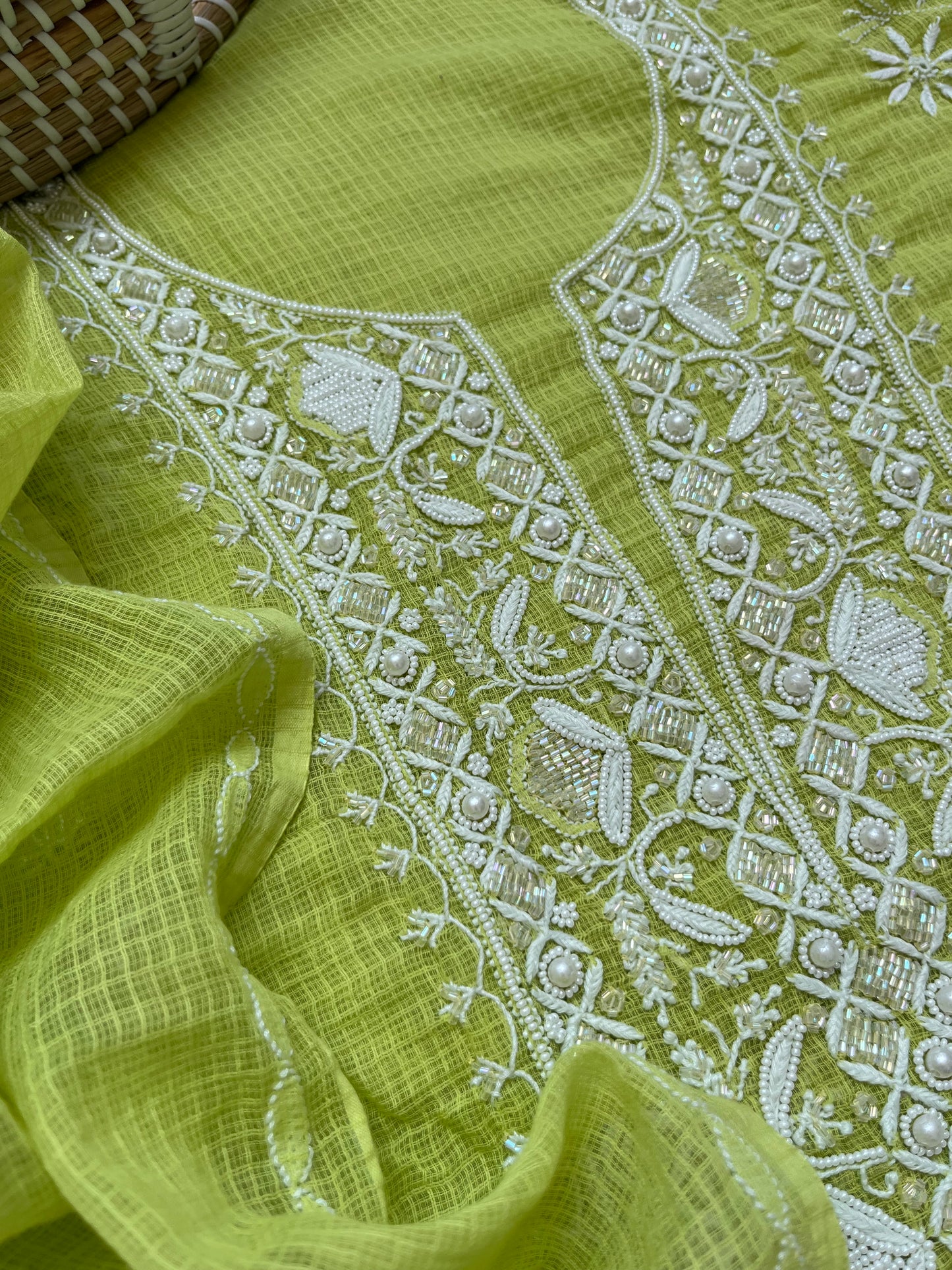 Kota Chikankari Kurta Dupatta