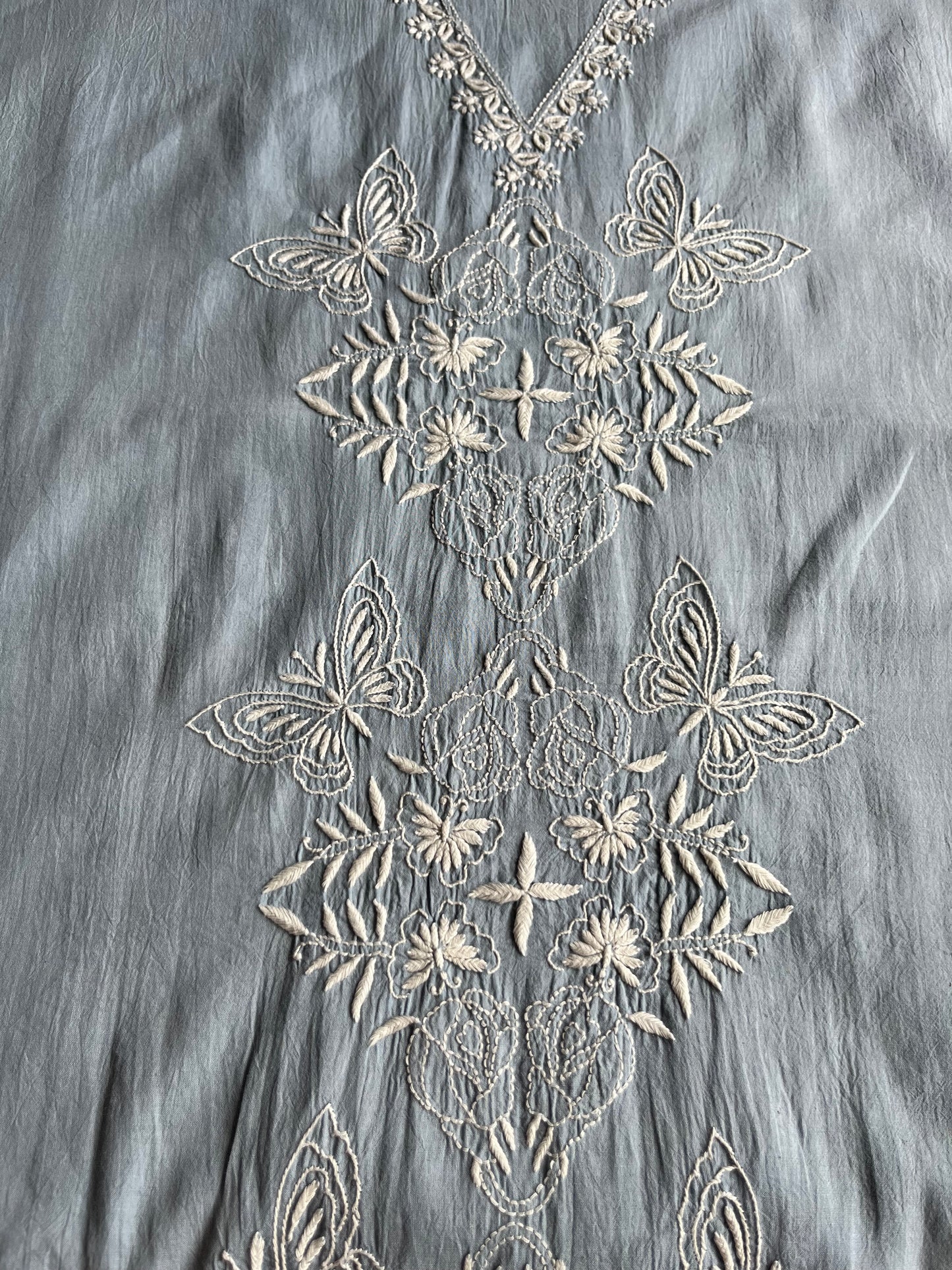 Kala cotton chikan kurta
