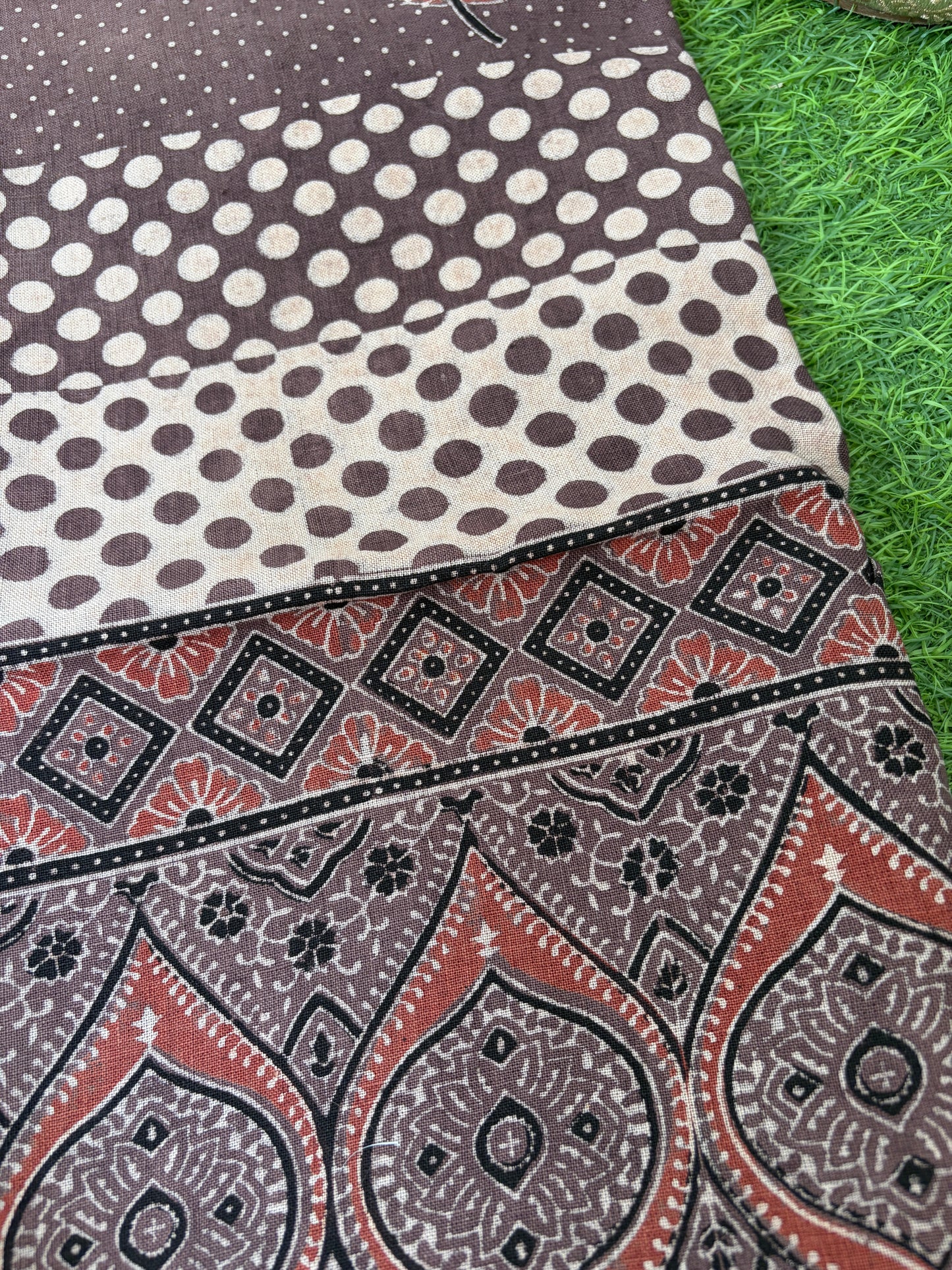Linen Ajrakh Kurta
