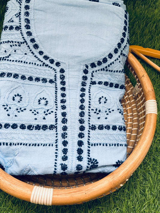 Chikankari cotton Kurta