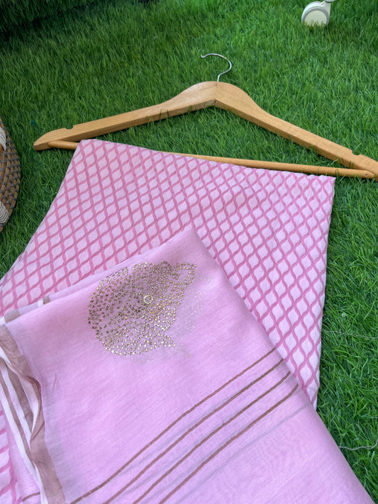 Jaamdani kurta mukaish dupatta